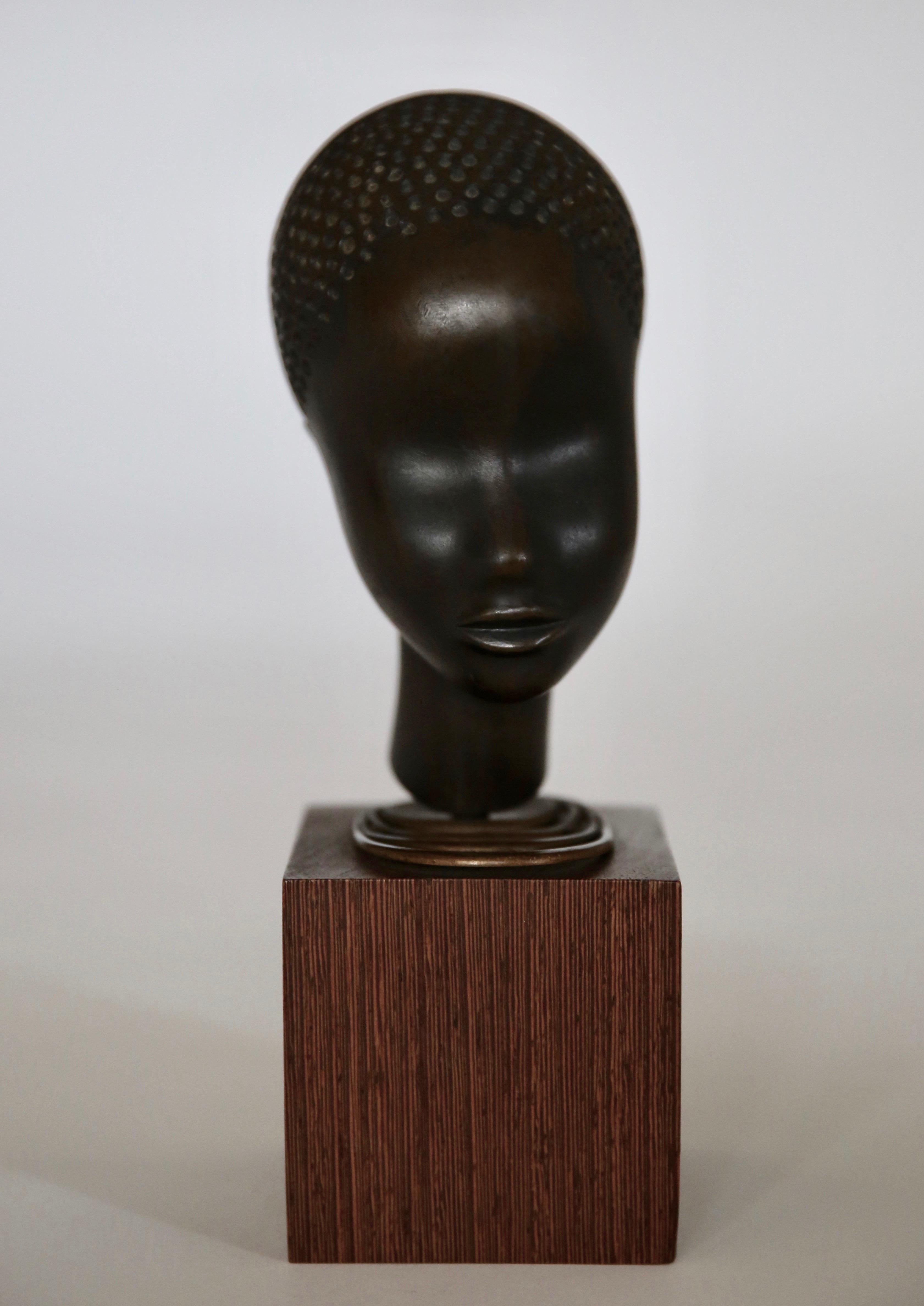 Seltene Karl Hagenauer Bronzeskulptur in Plain, 1930 (Österreichisch) im Angebot