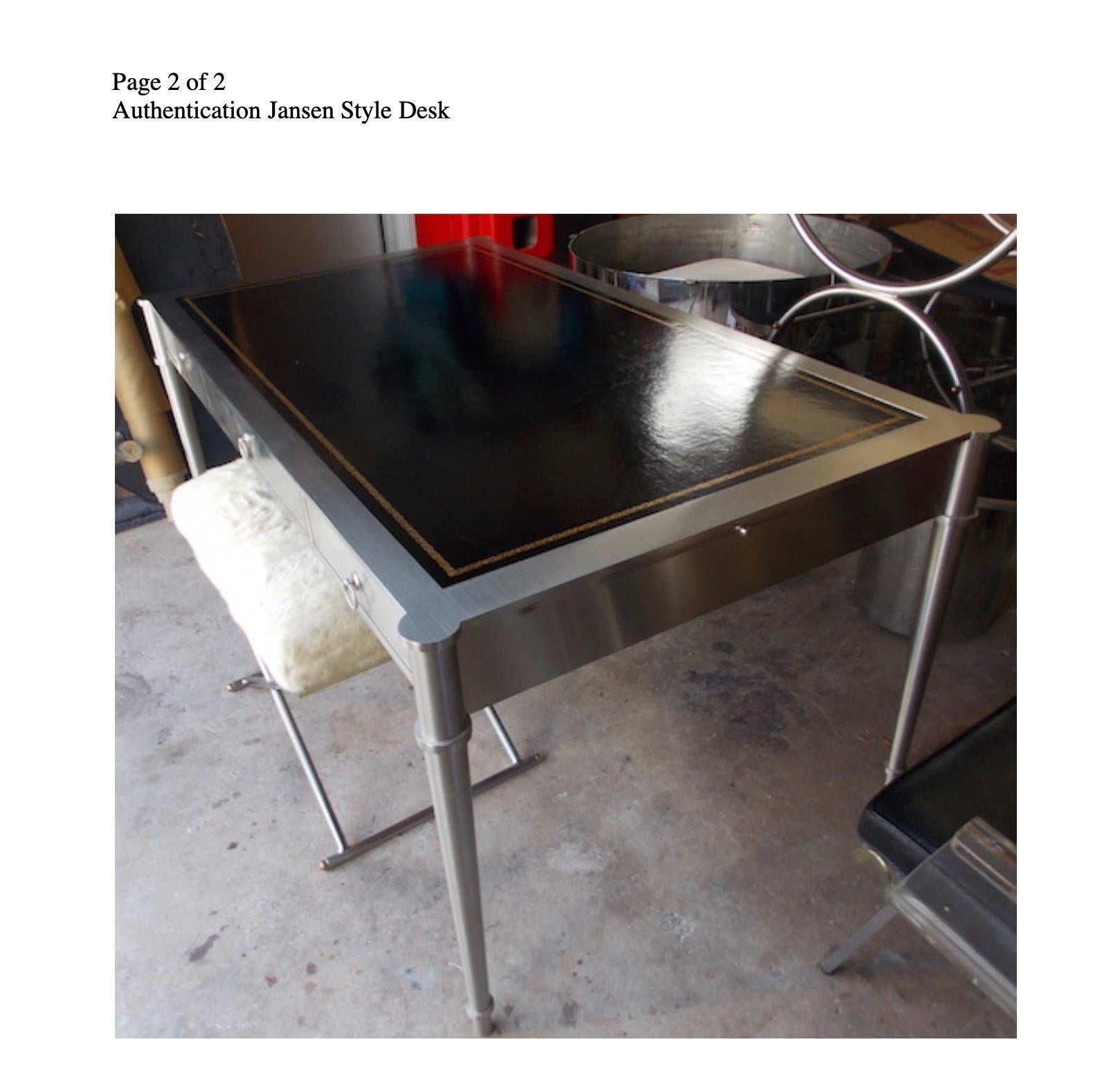 Rare Karl Springer Custom Designed Desk 1