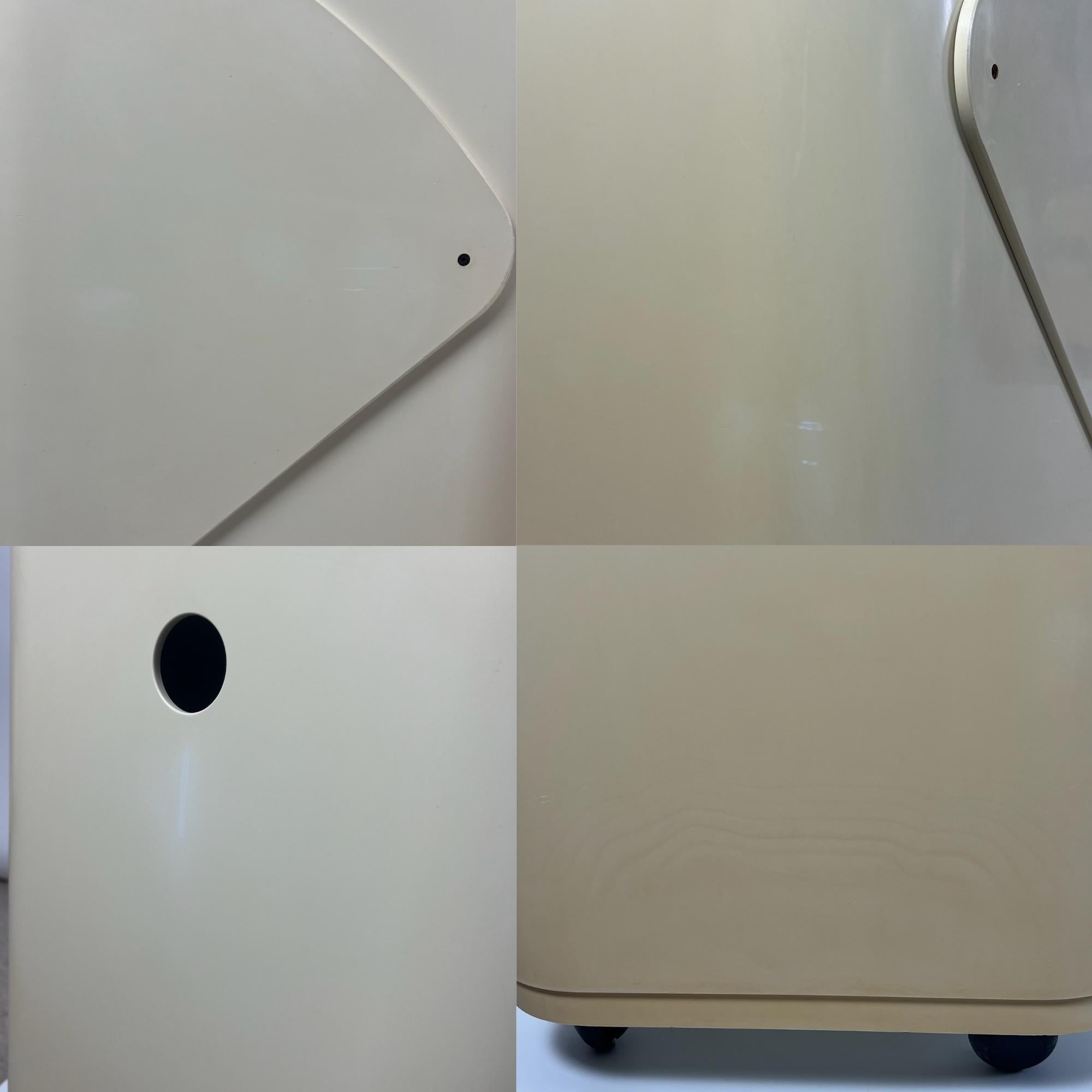 Rare Kartell Componibili Modules Laundry Bin and Storage Box Anna Castelli 1960s 4