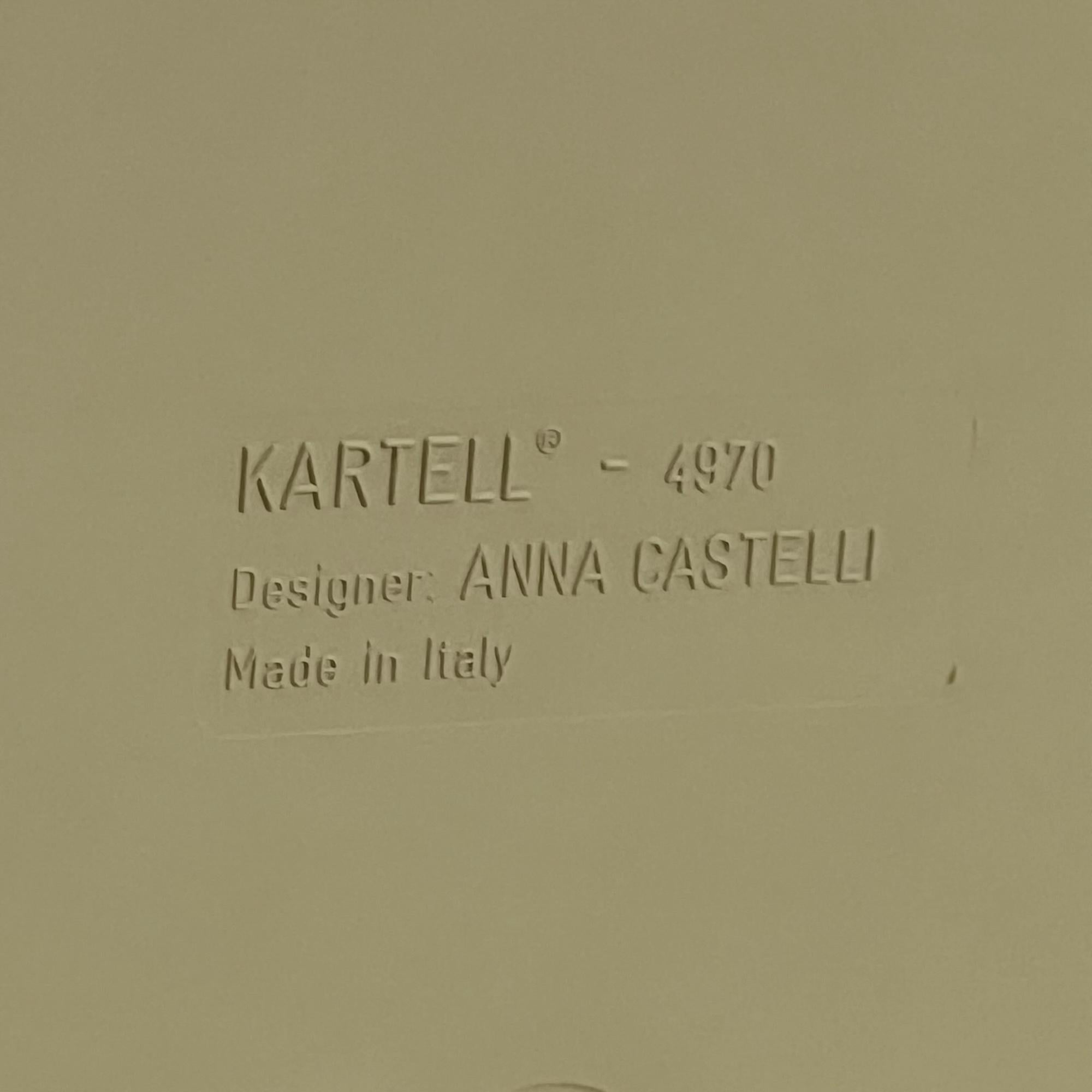 Rare Kartell Componibili Modules Laundry Bin and Storage Box Anna Castelli 1960s 7