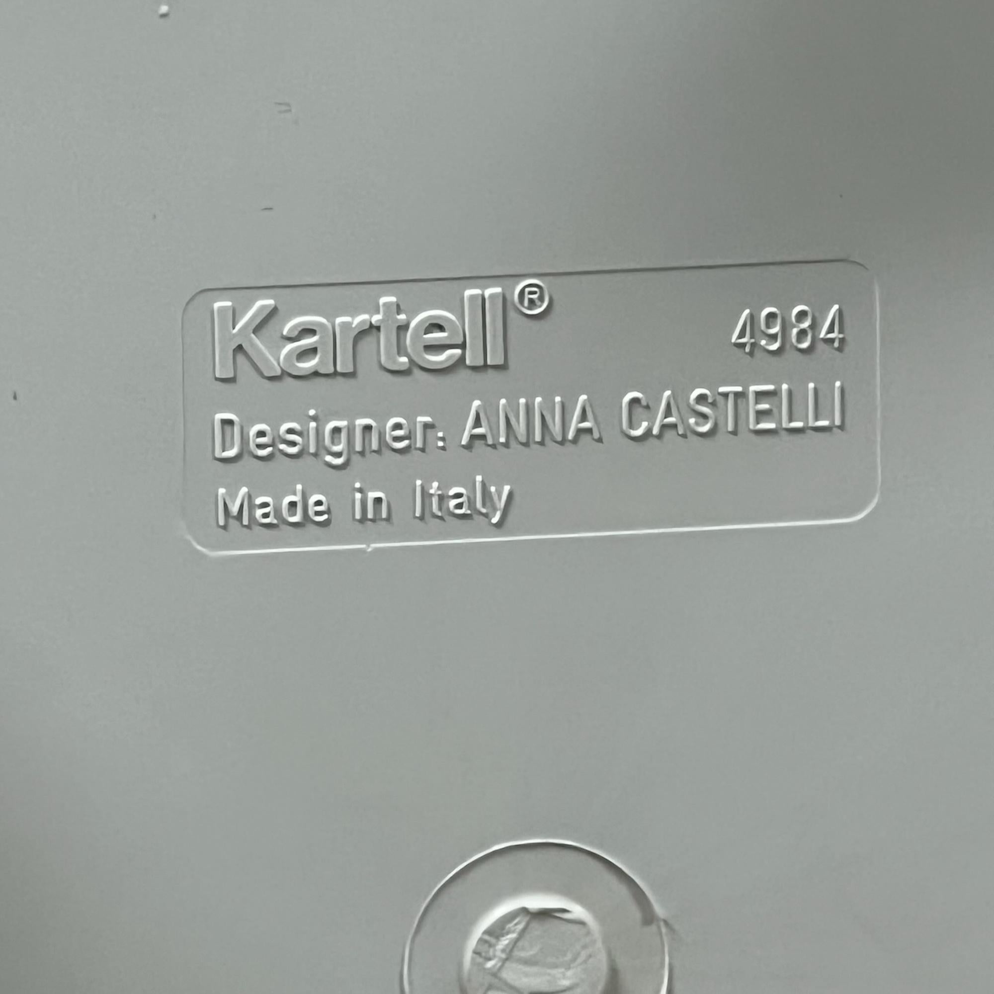 Rare Kartell Componibili Modules Laundry Bin and Storage Box Anna Castelli 1960s 8