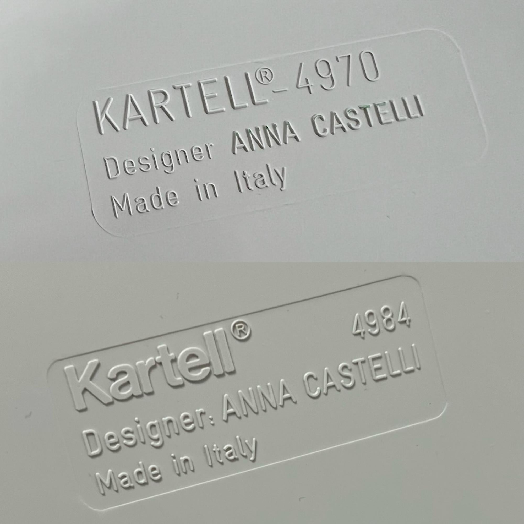 Rare Kartell Componibili Modules Storage and Laundry Bin Anna Castelli 1960s 2
