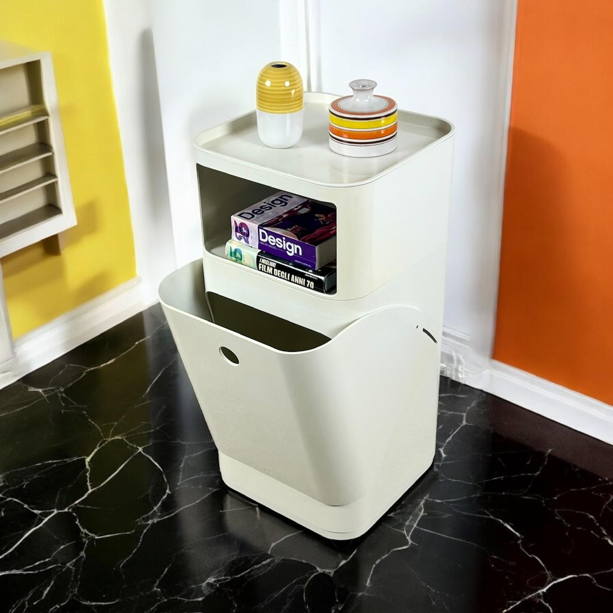 Rare Kartell Componibili Modules Storage and Laundry Bin Anna Castelli 1960s 3