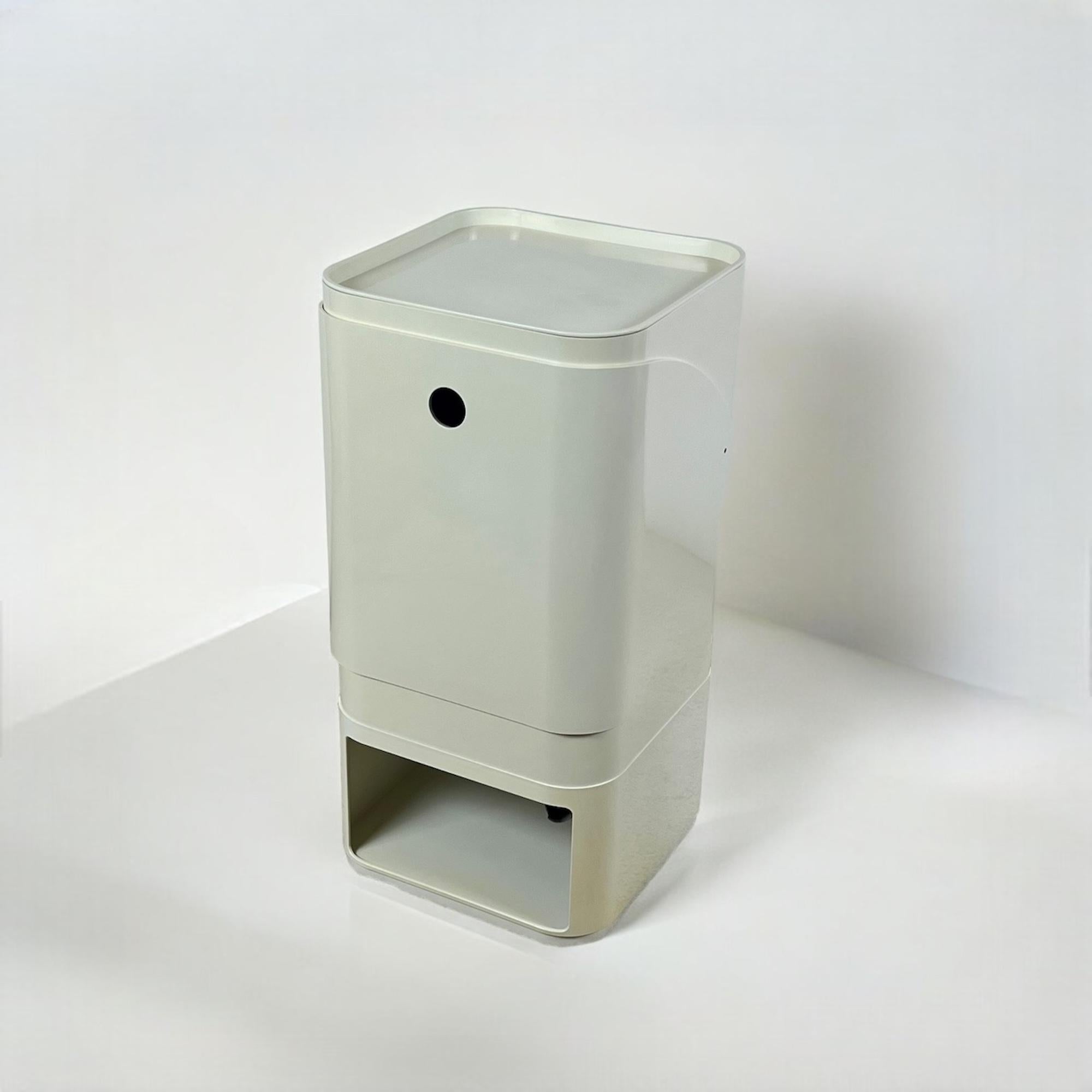 Mid-20th Century Rare Kartell Componibili Modules Storage and Laundry Bin Anna Castelli 1960s