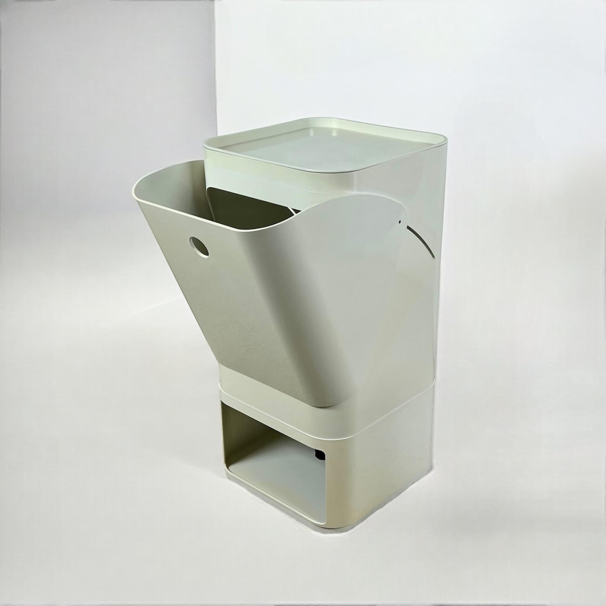 Plastic Rare Kartell Componibili Modules Storage and Laundry Bin Anna Castelli 1960s
