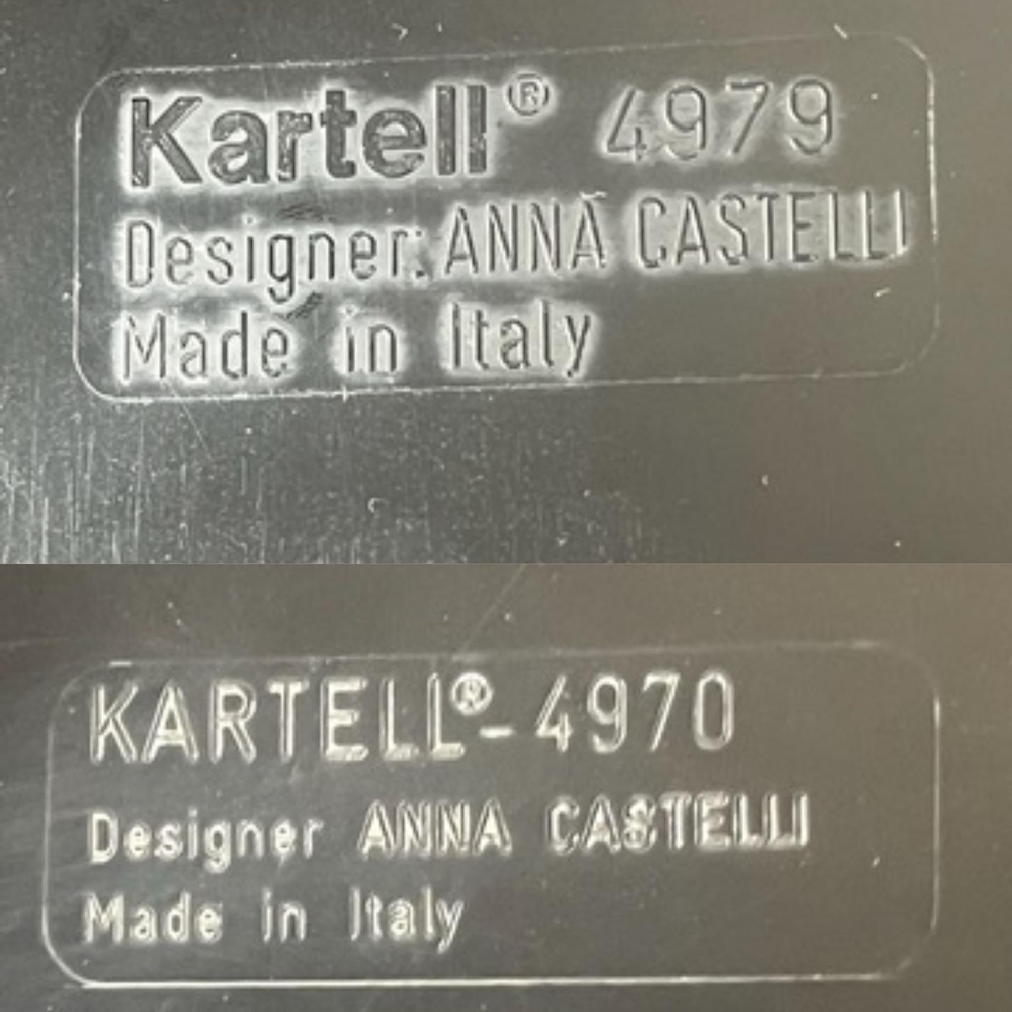 Rare Kartell 'Componibili' Units by Anna Castelli - Iconic 60s Space Age design 3