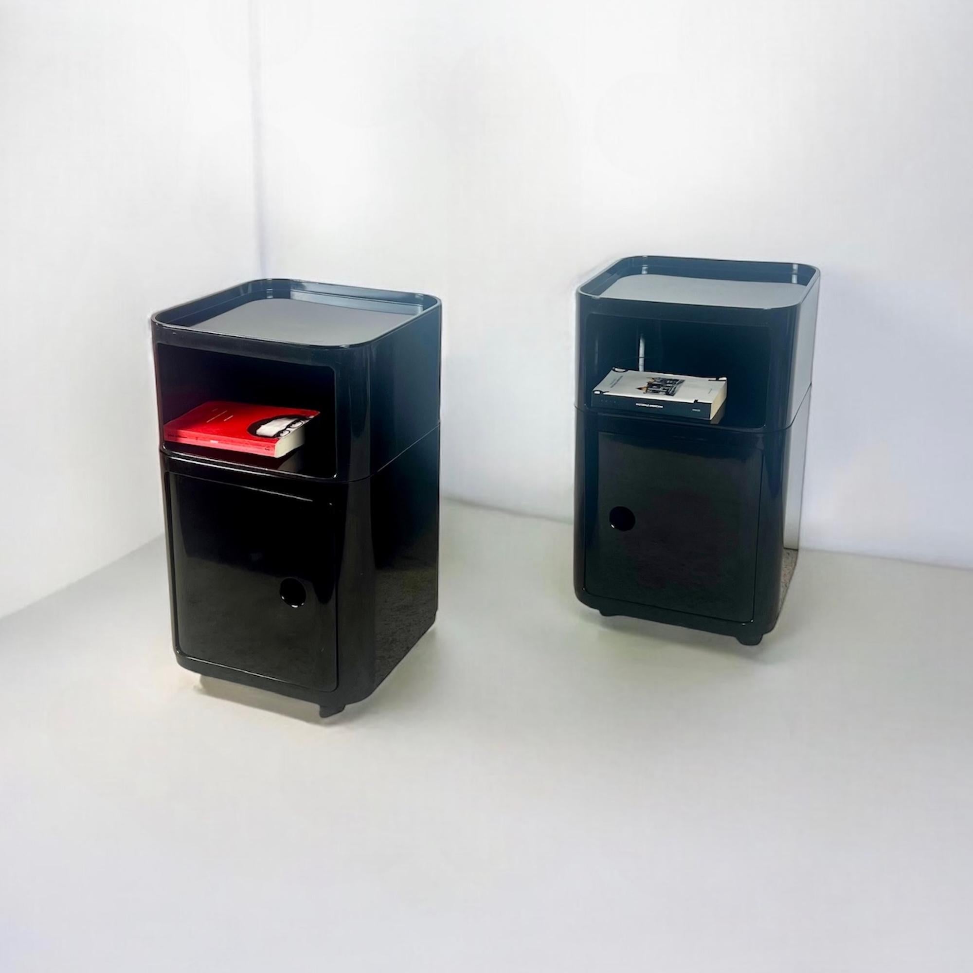 Plastic Rare Kartell 'Componibili' Units by Anna Castelli - Iconic 60s Space Age design