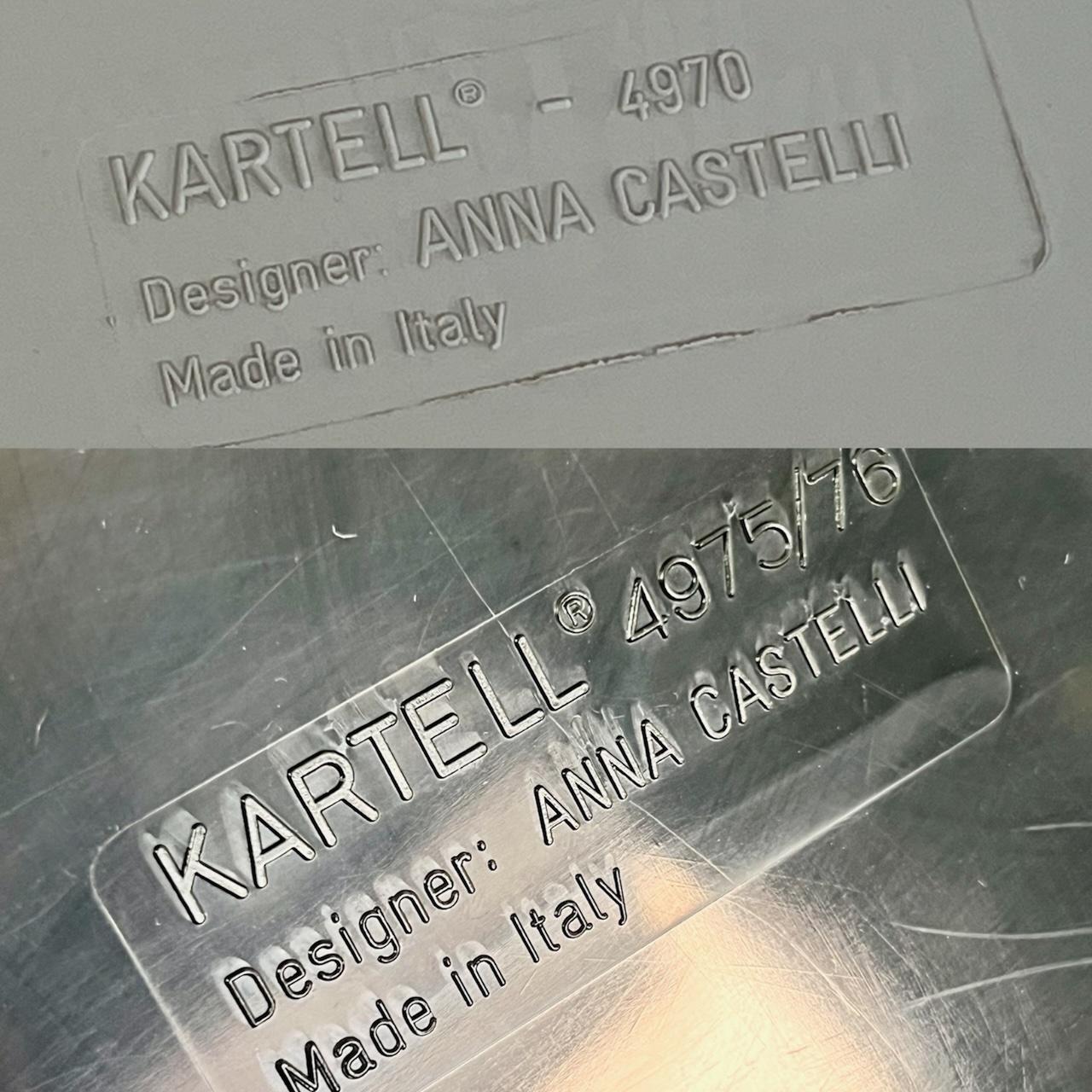 Rare Kartell 'Componibili' Units by Anna Castelli - Iconic 60s Space Age design 2