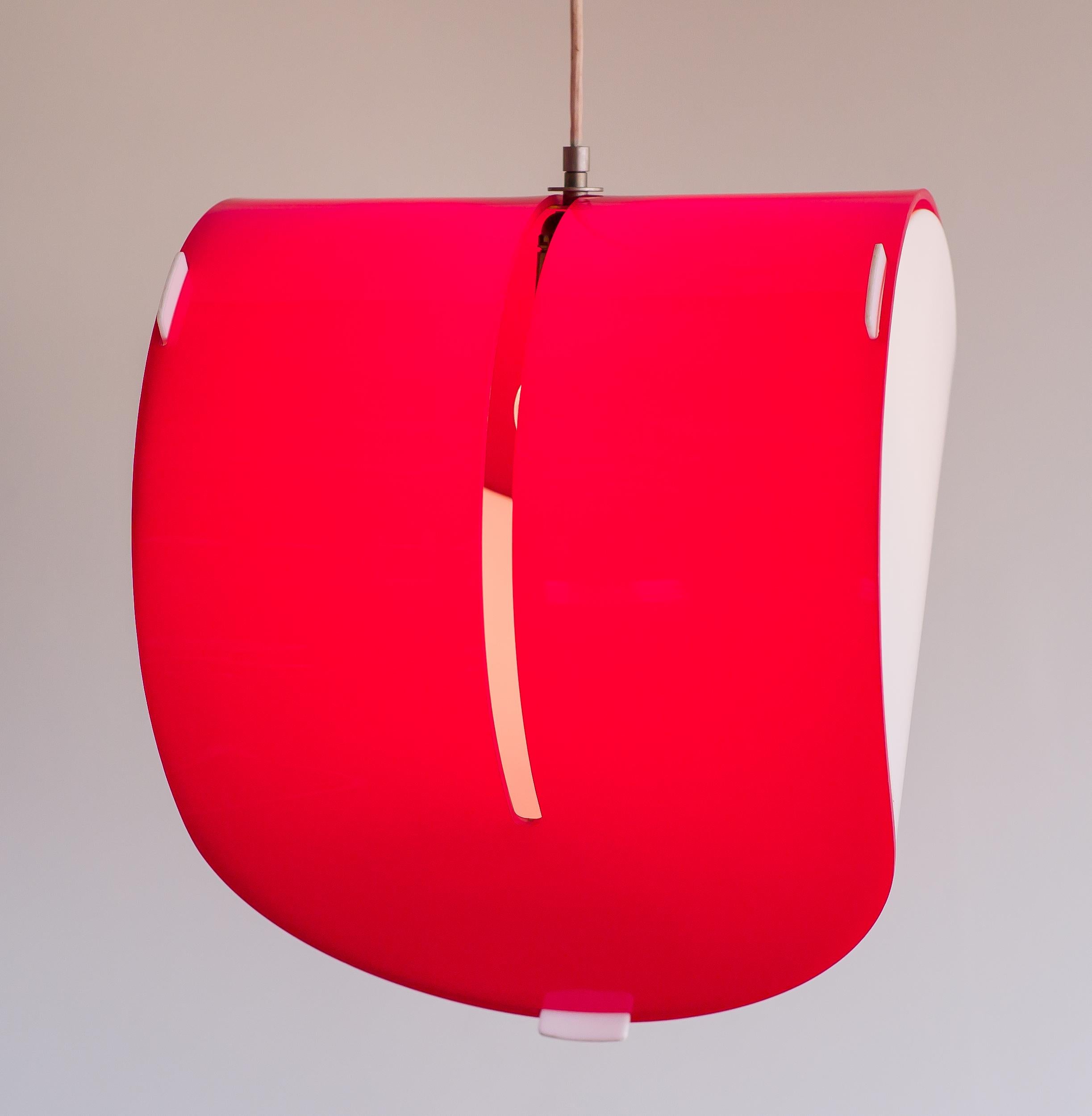 Acrilico Rara lampada a sospensione Kartell Modello 4065 in vendita