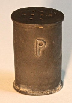 Rare K.E.M. Weber 'Attributed' Pewter Pepper Shaker for Porter Blanchard