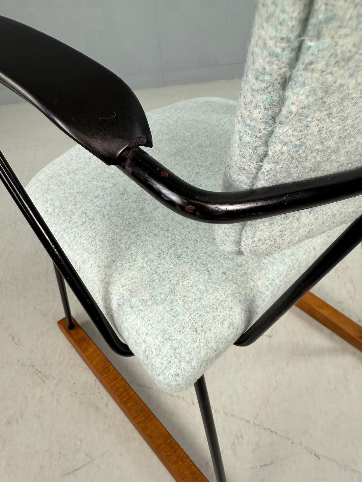 Raro dondolo Kembo di Gispen, Paesi Bassi, anni '50 in vendita 11