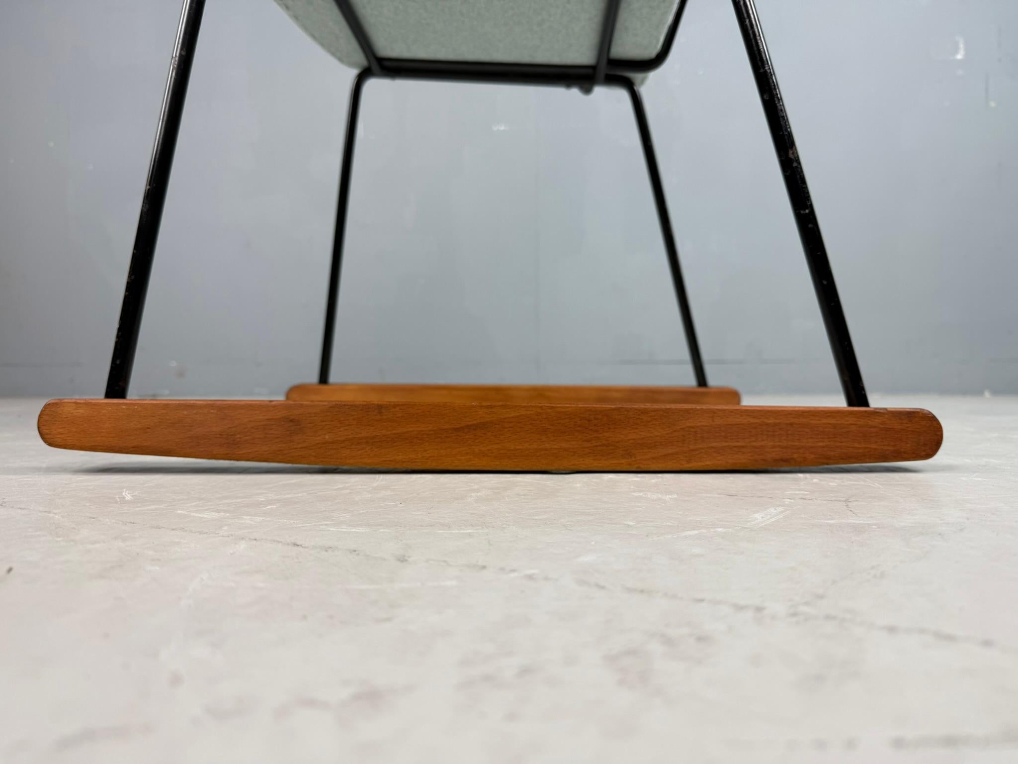 Raro dondolo Kembo di Gispen, Paesi Bassi, anni '50 in vendita 12