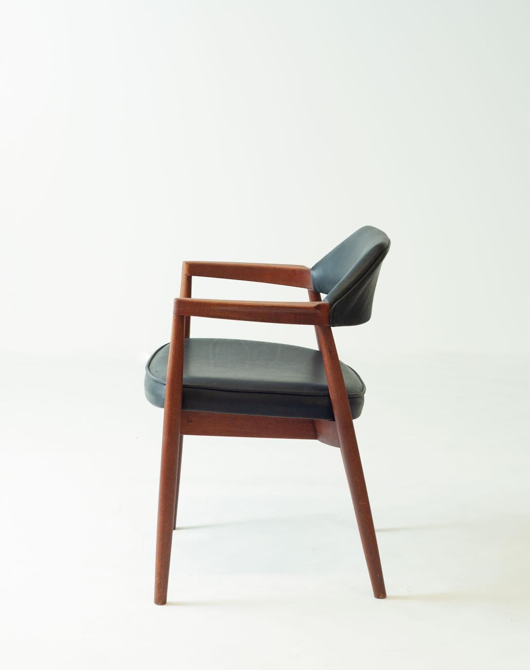 Danish Rare Kindt-Larsen Gustav Bertelsen Teak Chair  For Sale