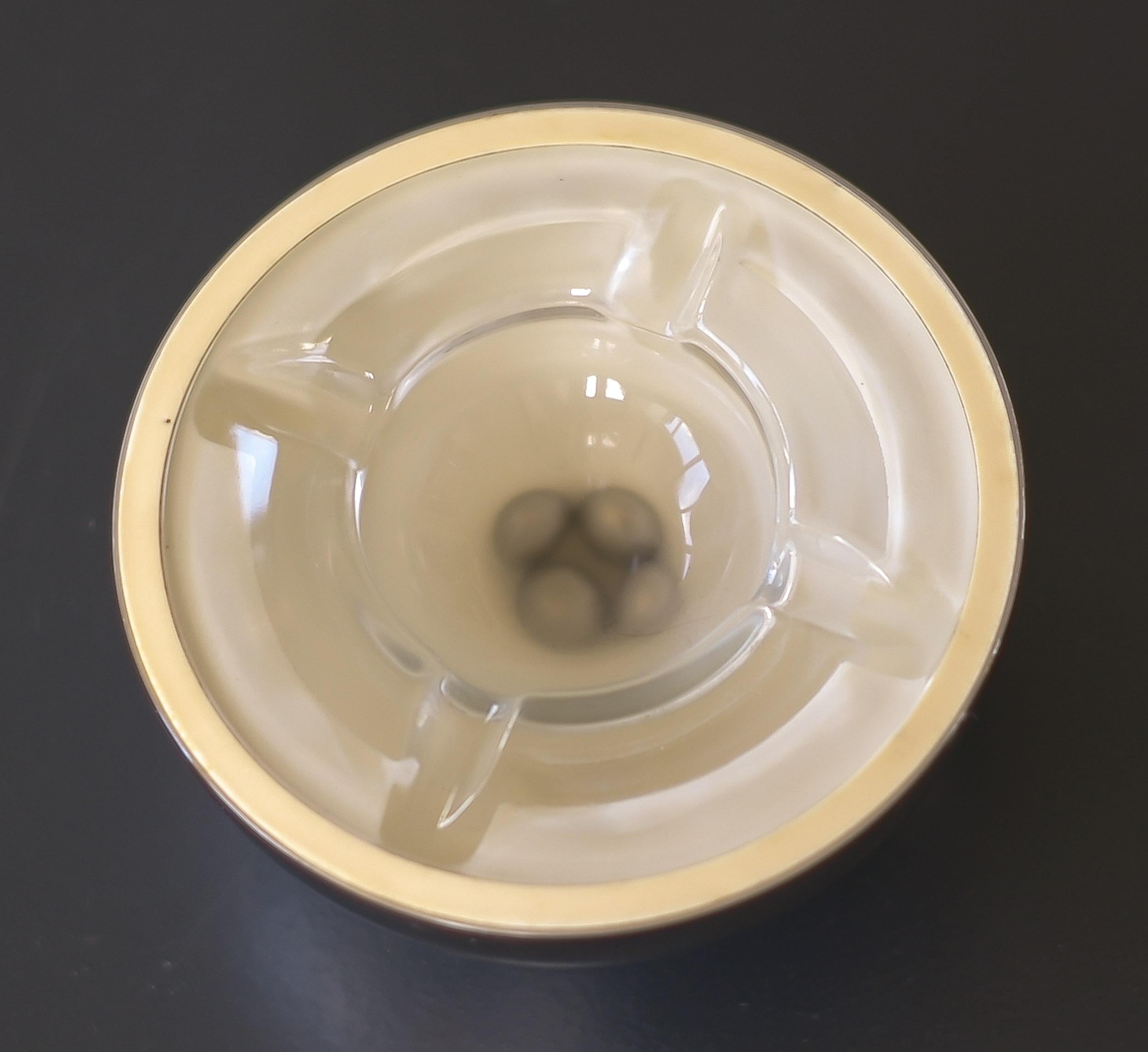 Mid-Century Modern Rare Kinetic Ashtray by Yonel Lebovici, France, 1970s For Sale