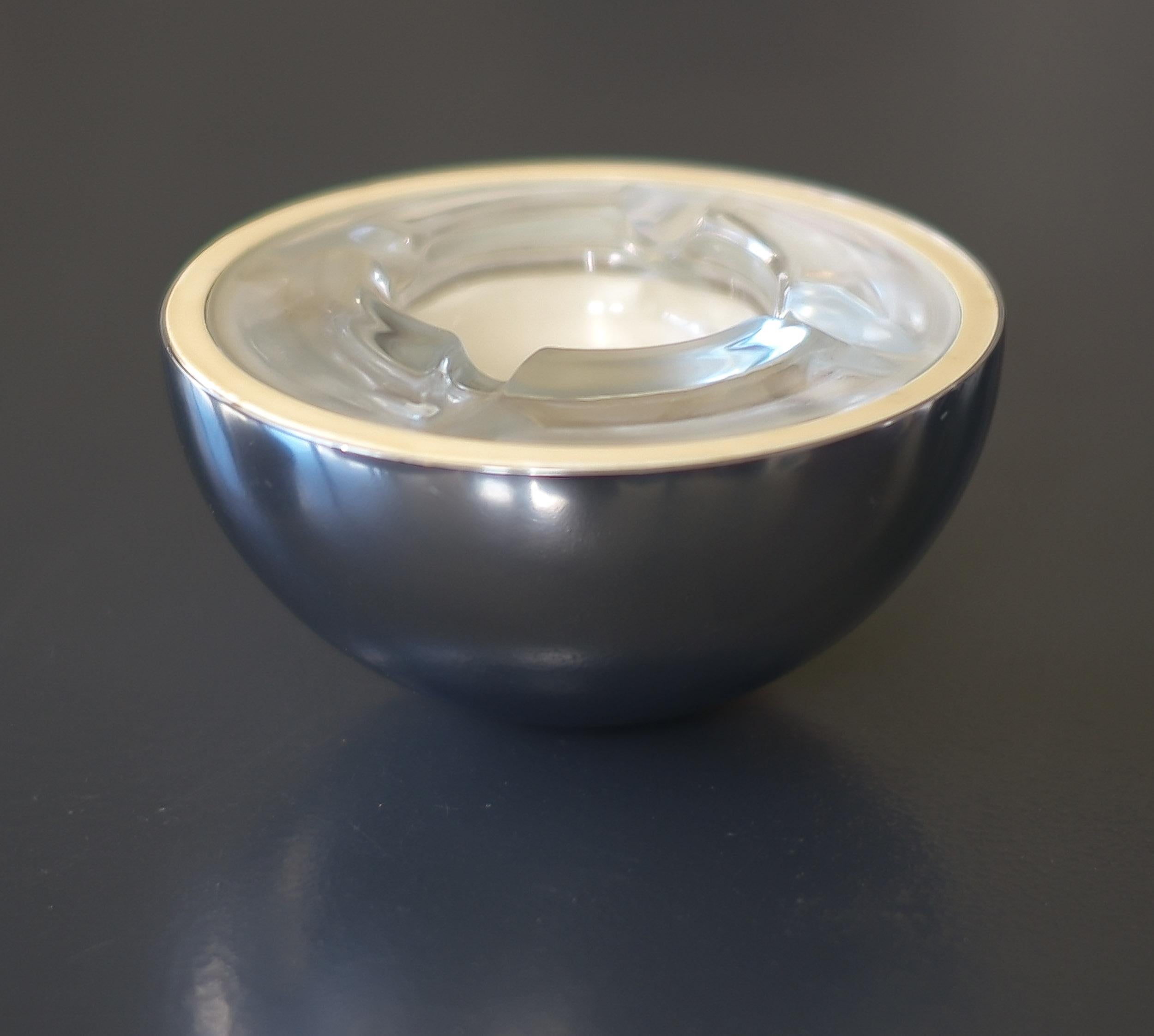 French Rare Kinetic Ashtray by Yonel Lebovici, France, 1970s For Sale