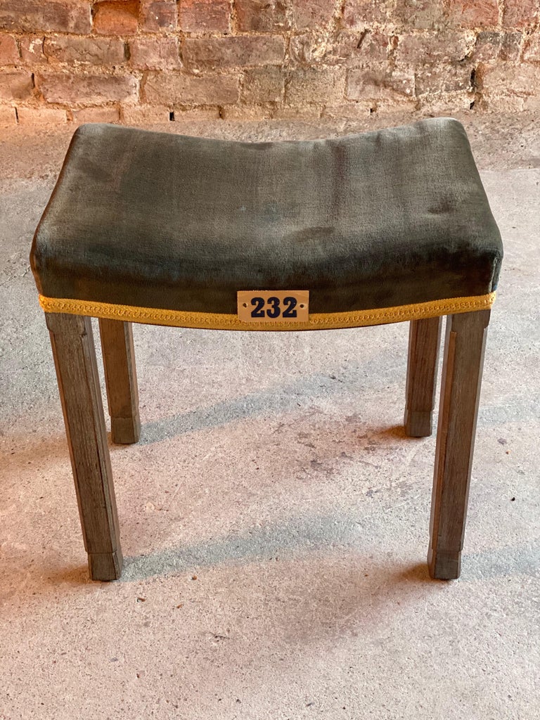 Rare King VI Coronation Chair and Stool 1937 GRVI W Hands and