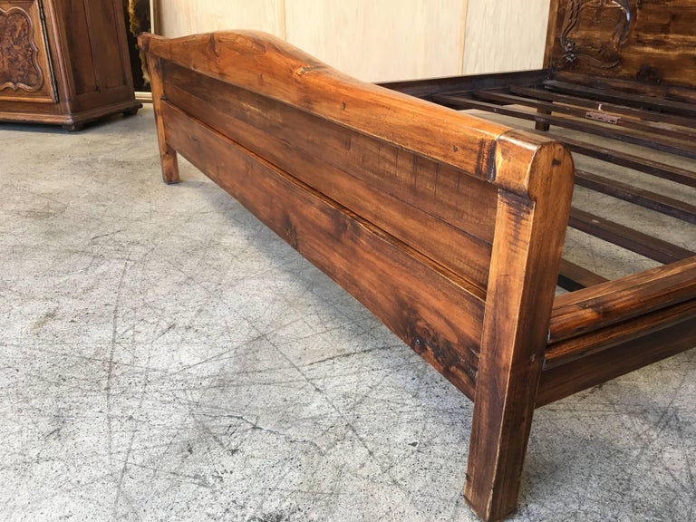 Rare KingSize Antique Hawaiian Koawood Marriage Bed at 1stDibs