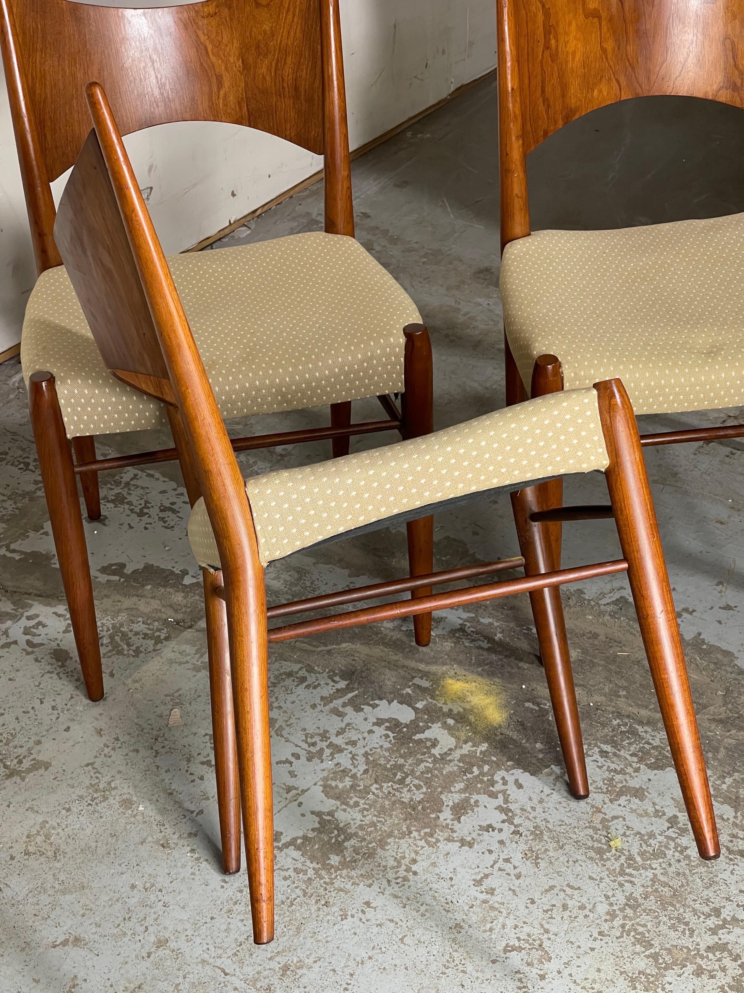 Rare Kipp Stewart Dining Chairs for Winchendon For Sale 1
