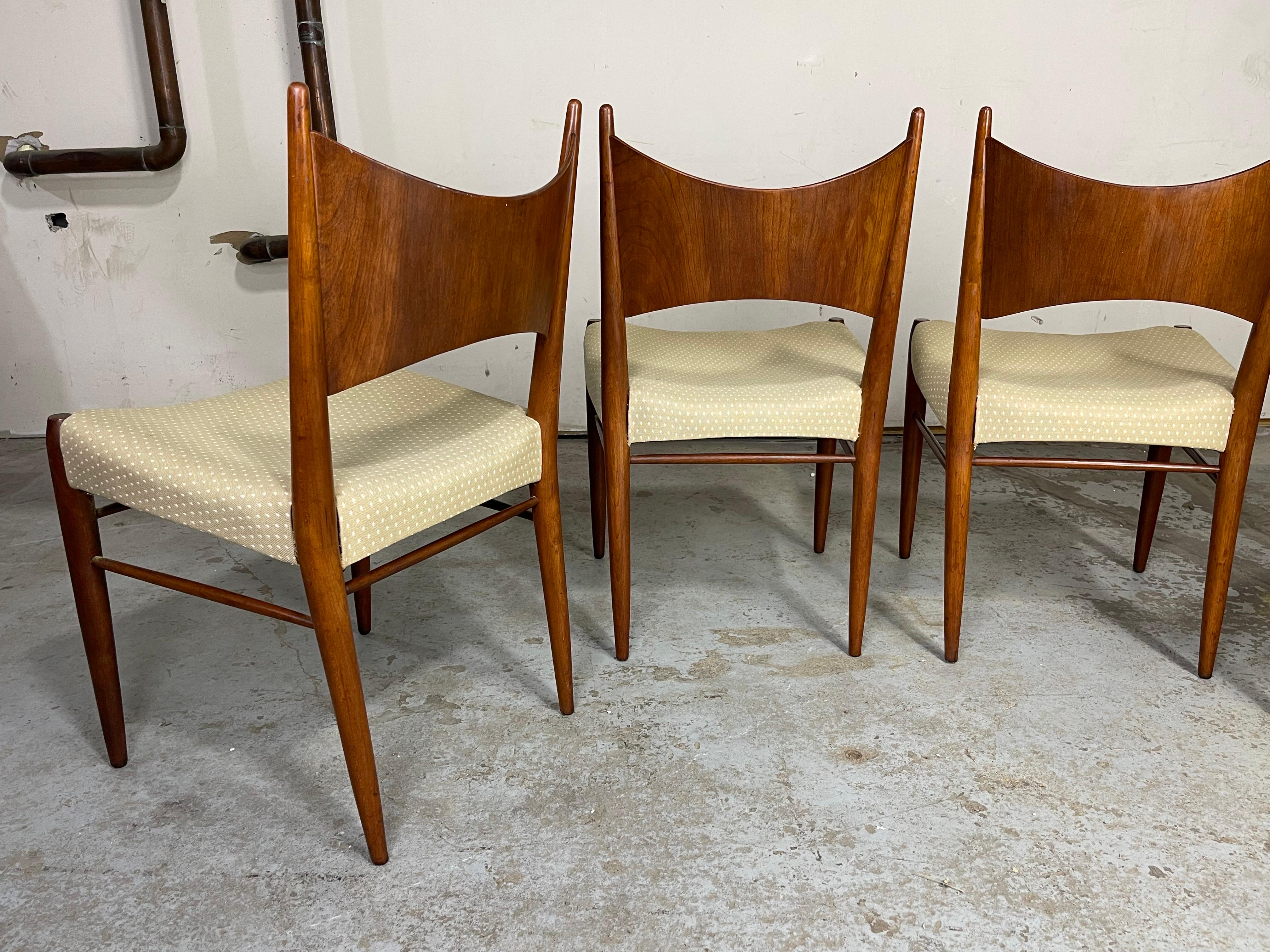 Rare Kipp Stewart Dining Chairs for Winchendon For Sale 5