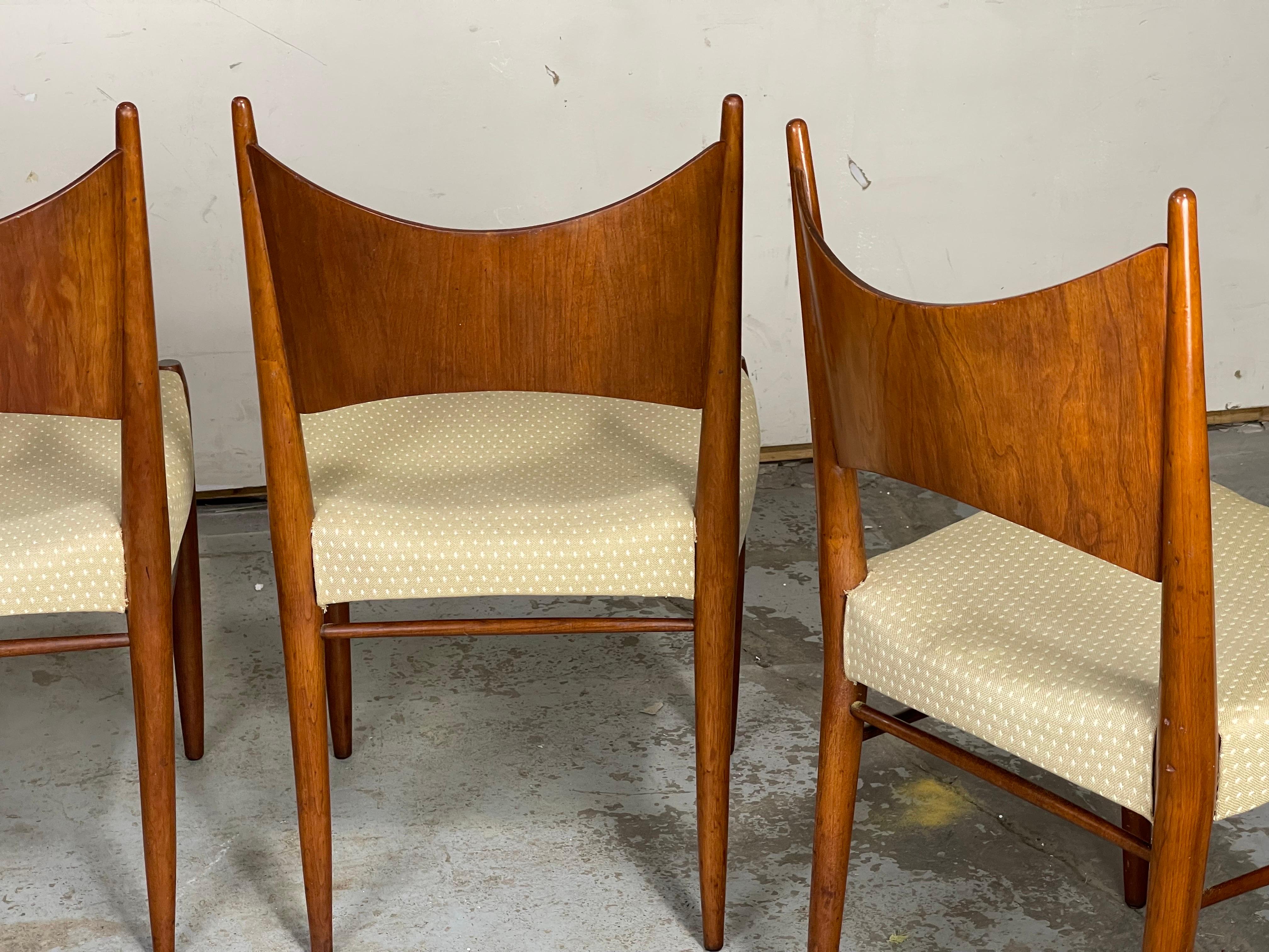 Rare Kipp Stewart Dining Chairs for Winchendon For Sale 6