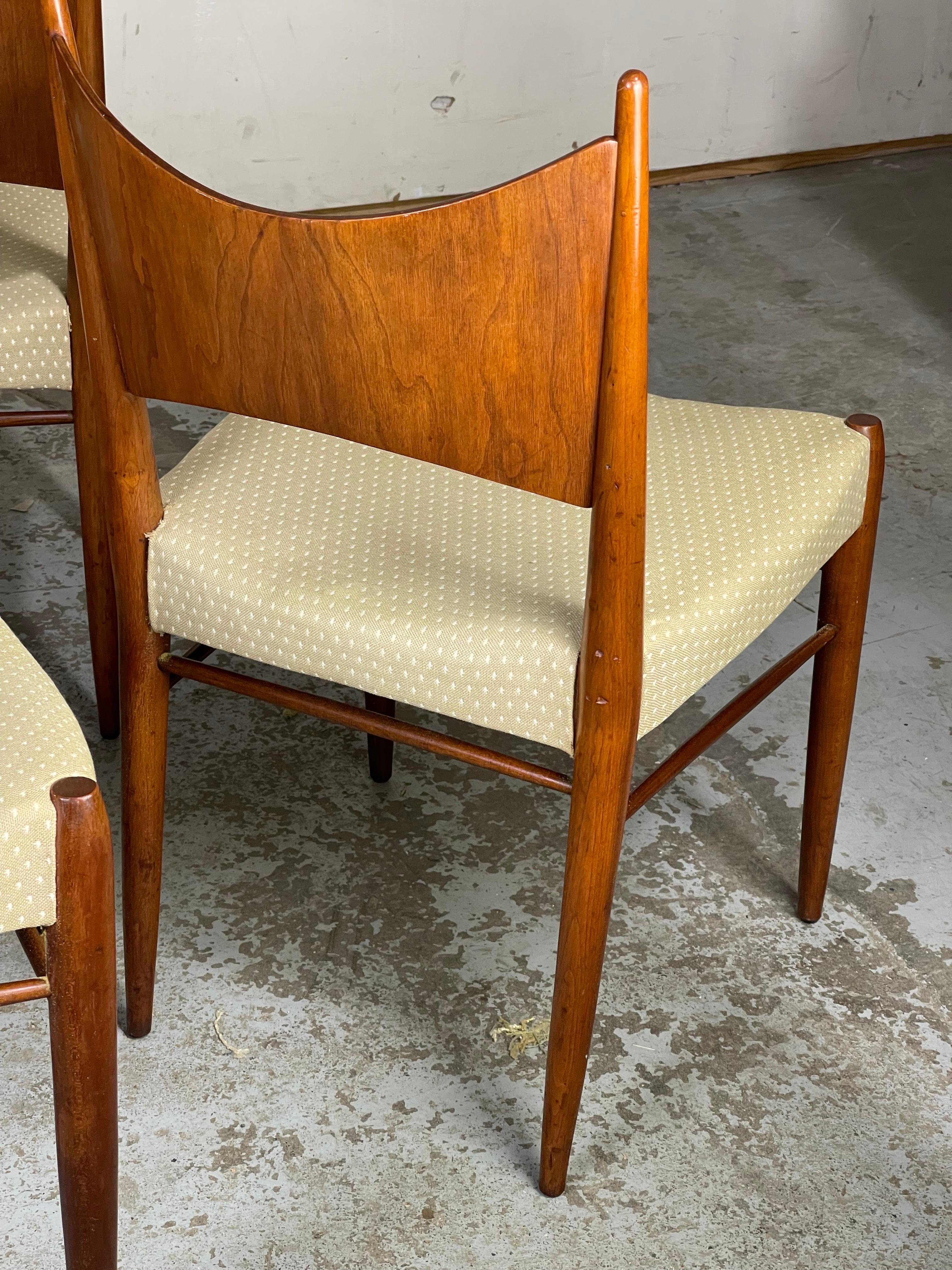 Rare Kipp Stewart Dining Chairs for Winchendon For Sale 9