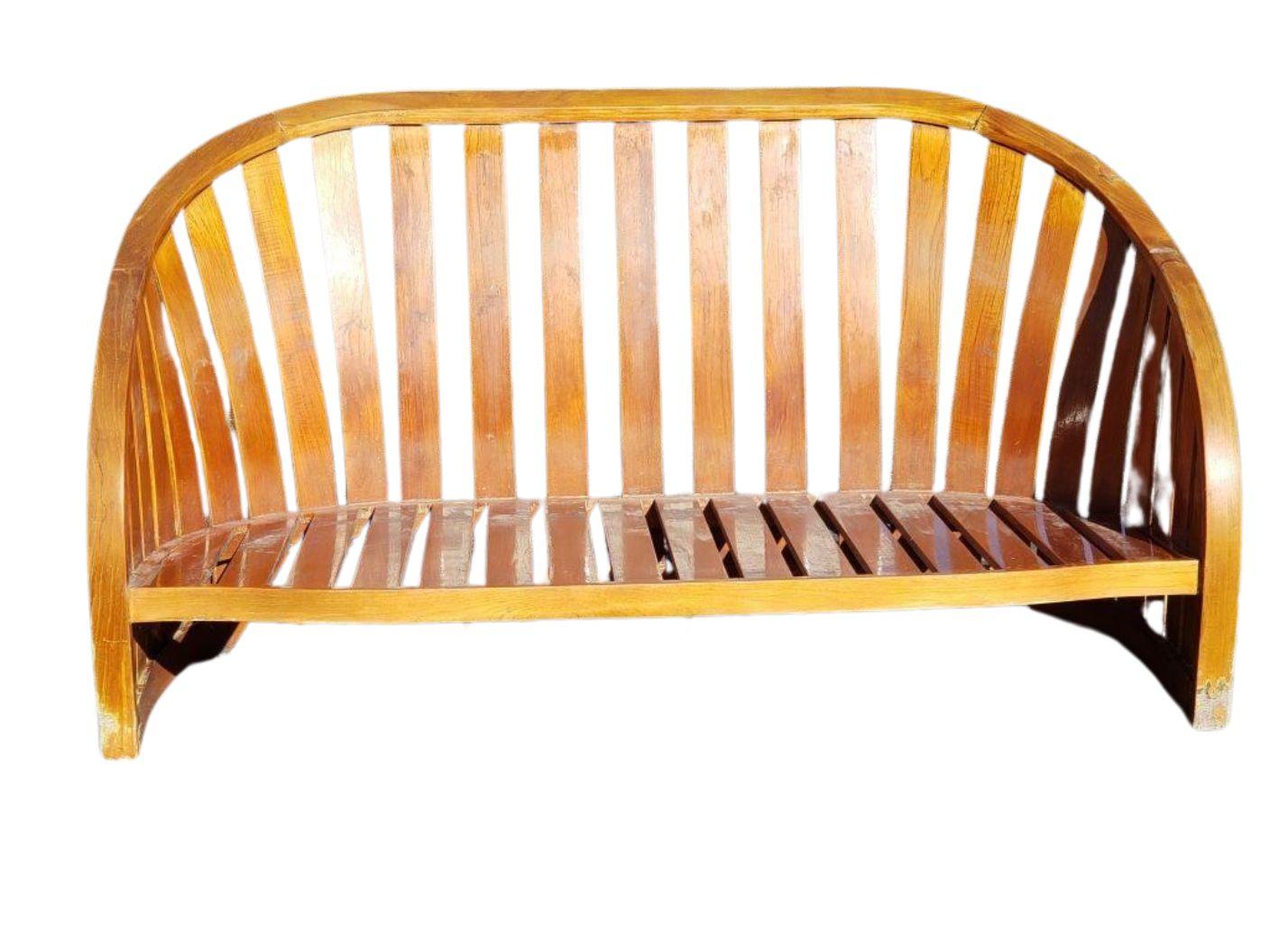 Rare Kipp Stewart for Summit Furniture California Outdoor Lounge Set – Settee For Sale 6