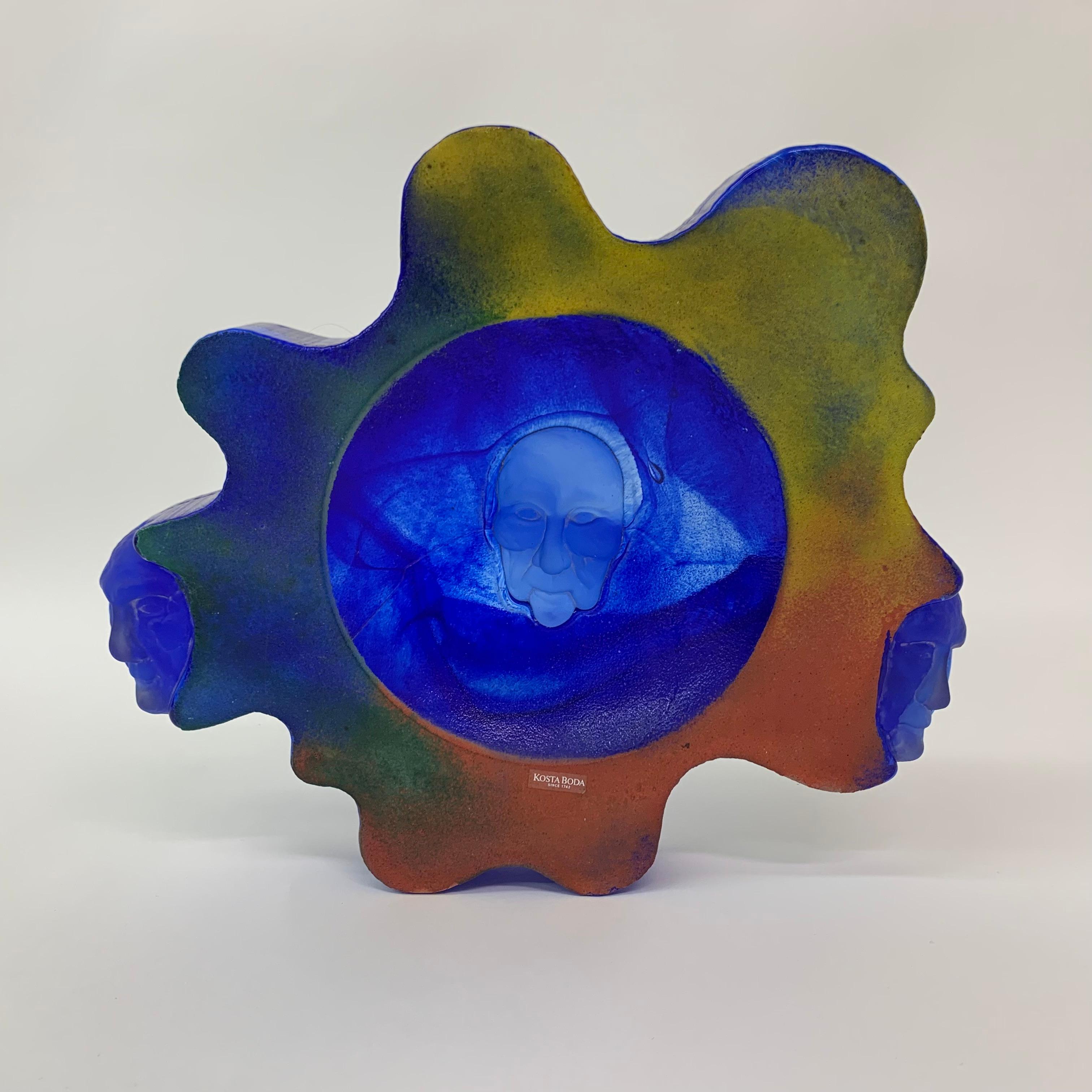 Rare Kjell Engman for Kosta Boda Bowl, 1980s For Sale 9