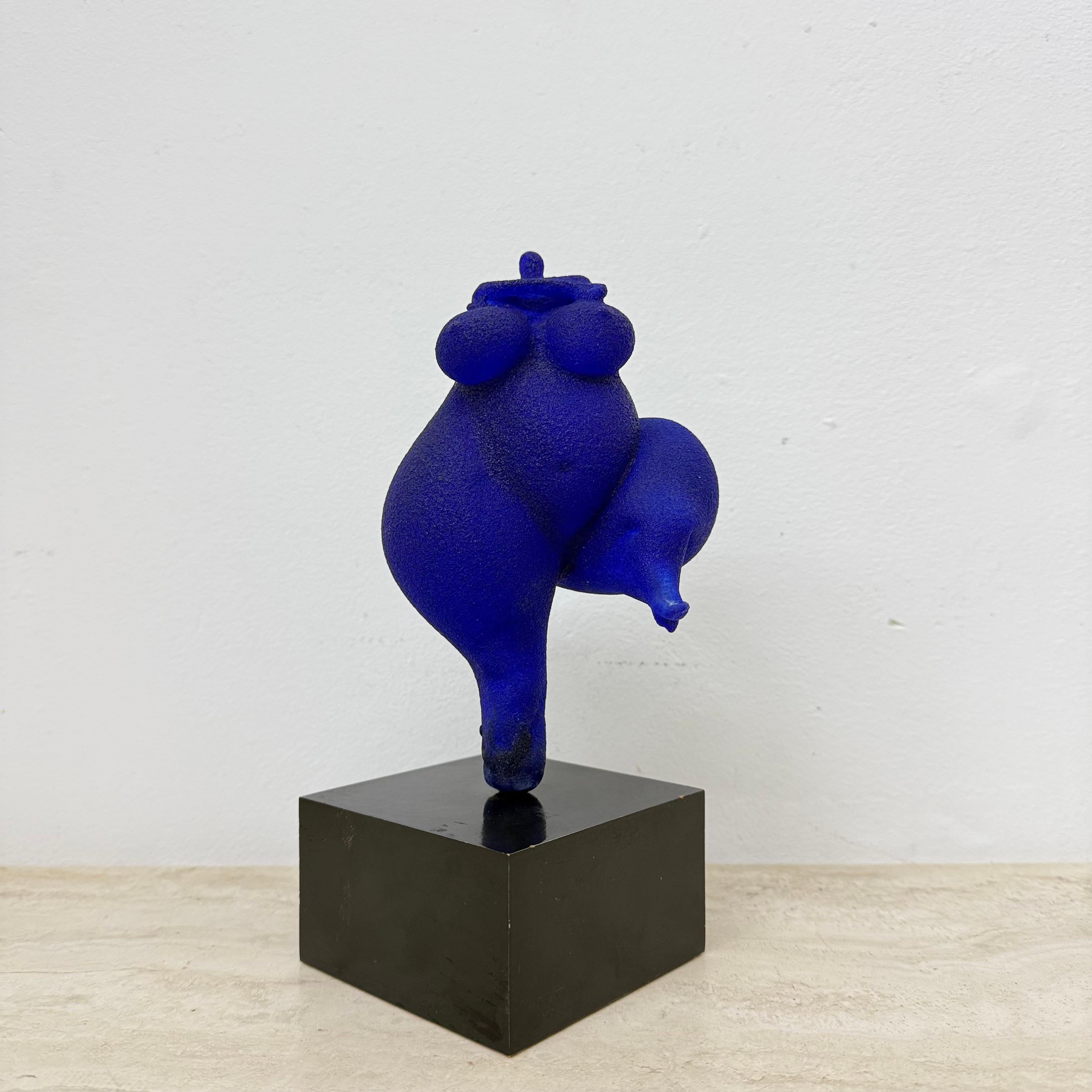 Rara escultura de Kjell Engman para Kosta Boda , años 80 en Bueno estado para la venta en Delft, NL