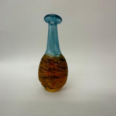 Rare Kjell Engman for Kosta Boda Sweden miniature Rio face vase