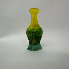 Rare Kjell Engman for Kosta Boda Sweden miniature Rio face vase