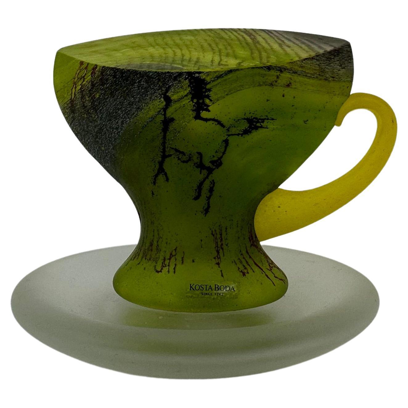 Rare Kjell Engman for Kosta Boda teacup , 1980’s For Sale