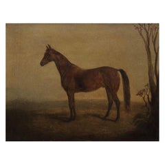 Rare "Knight of St. George" Equestrian Painting by Edward Troye