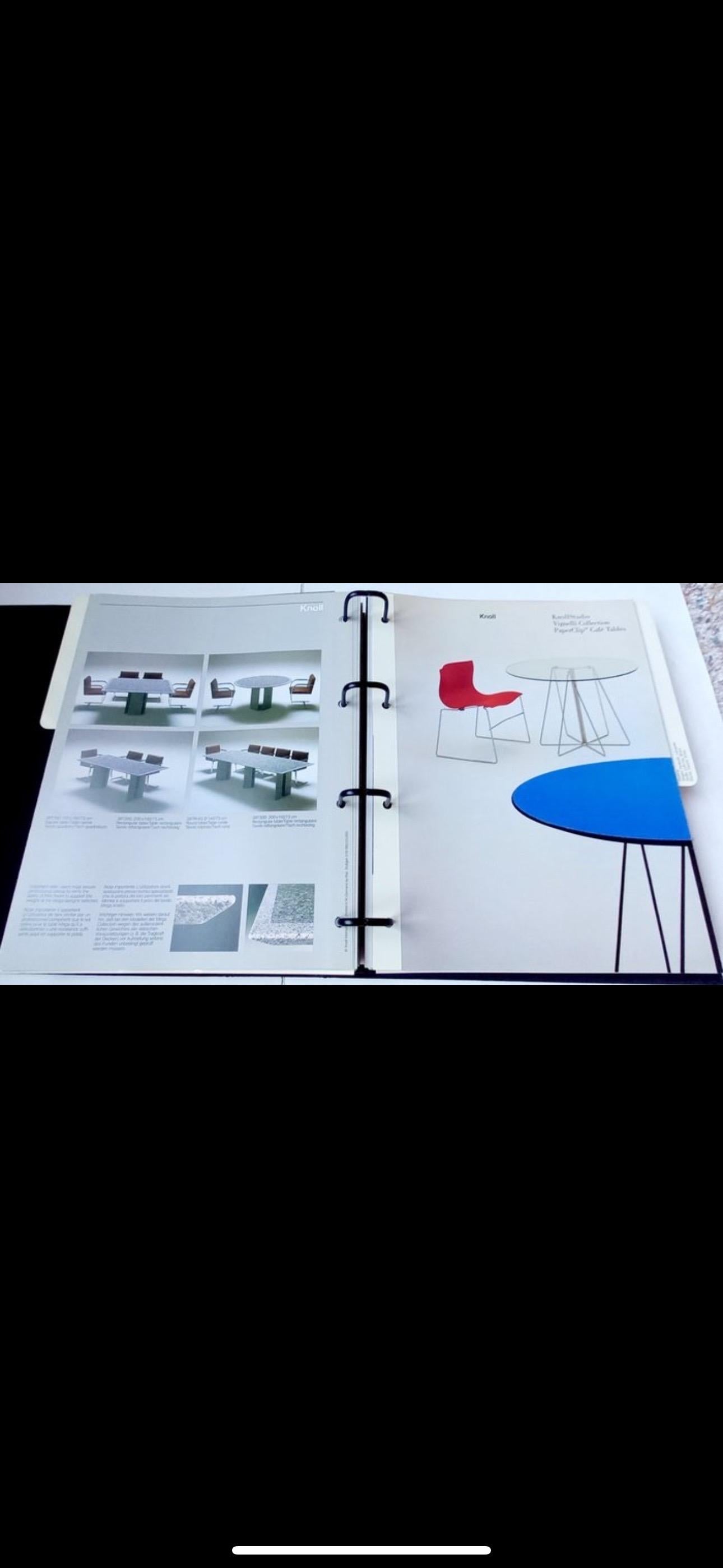 Raro catalogo d'epoca di Knoll International, primi anni '80 in vendita 7