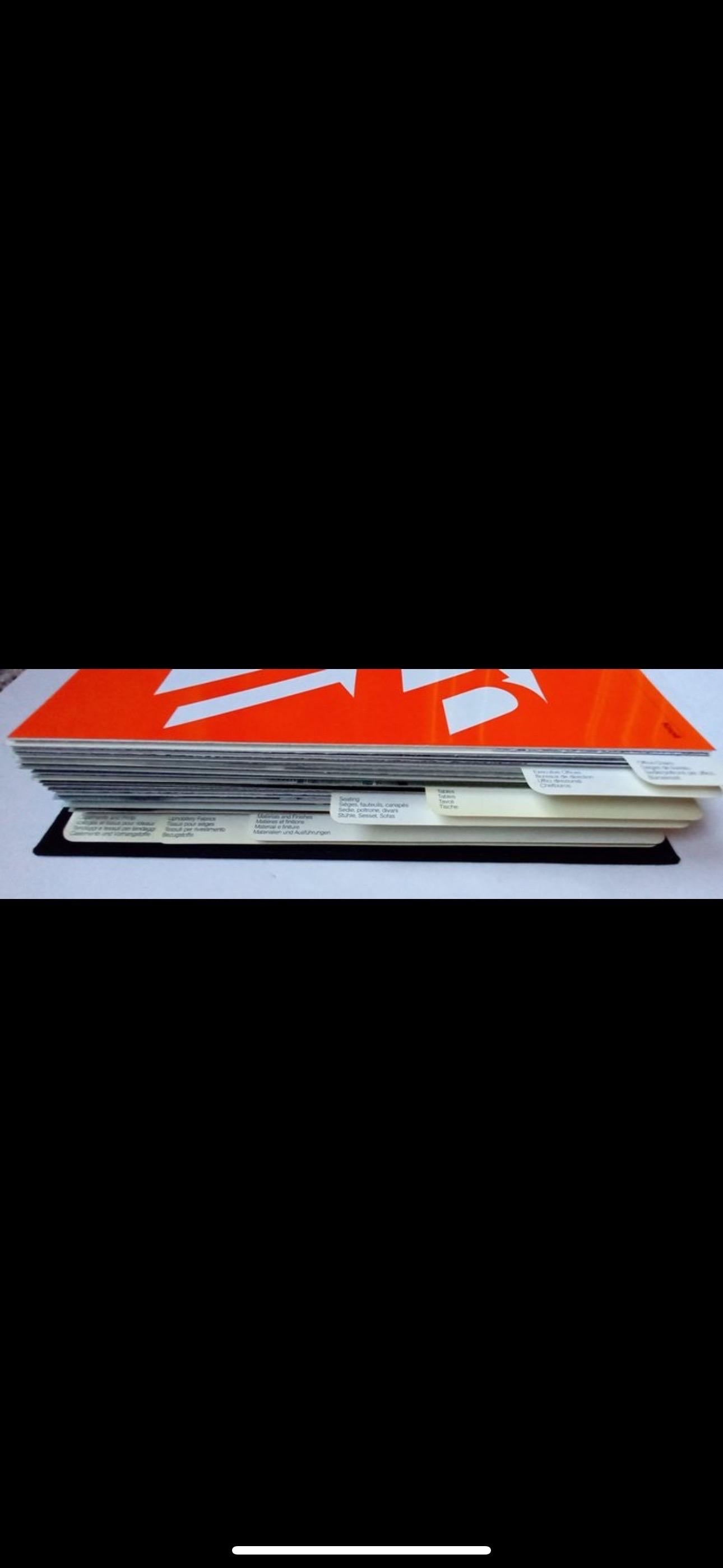 Moderno Raro catalogo d'epoca di Knoll International, primi anni '80 in vendita