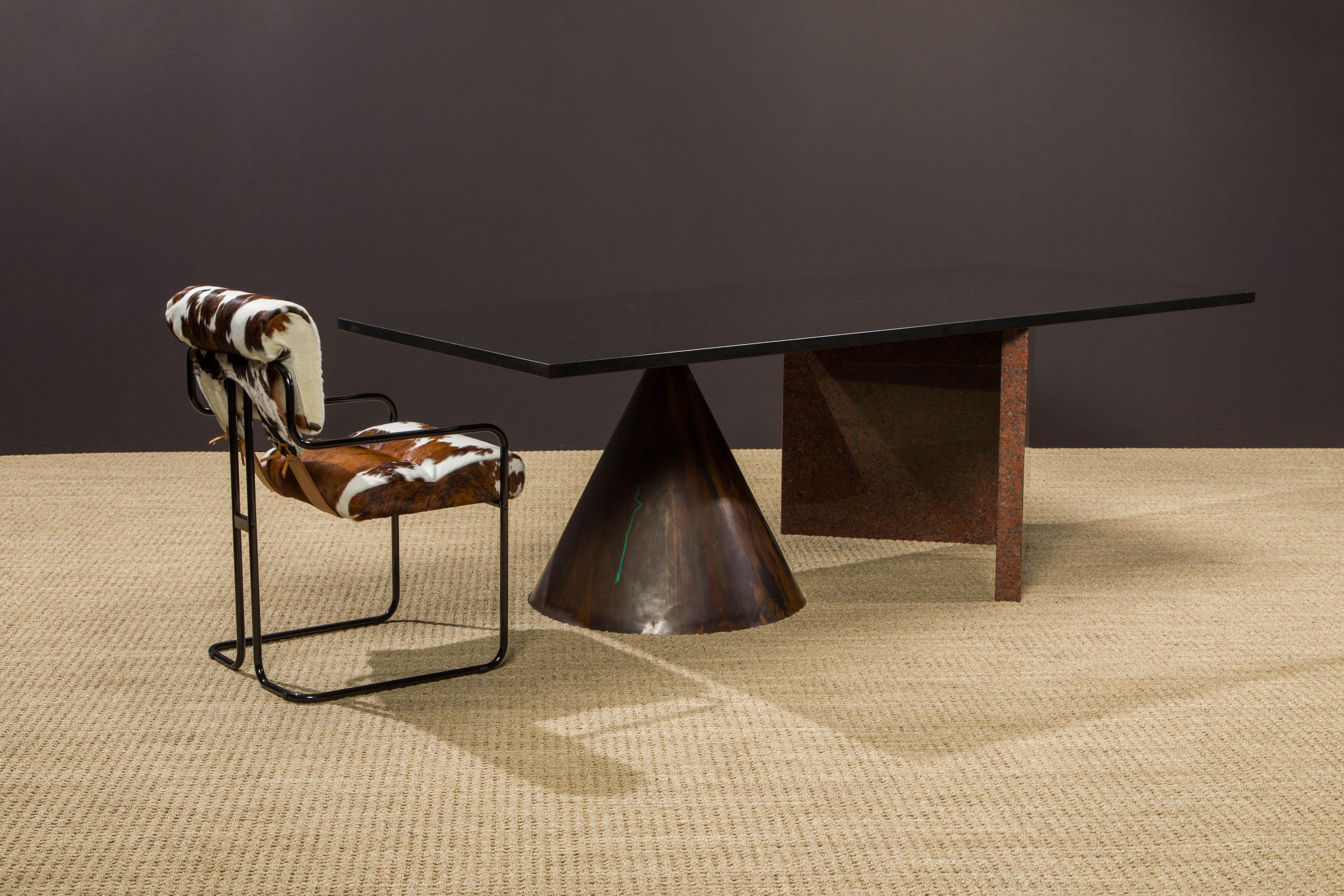Rare 'Kono' Dining Table / Desk by Lella & Massimo Vignelli for Casigliani, 1984 For Sale 4