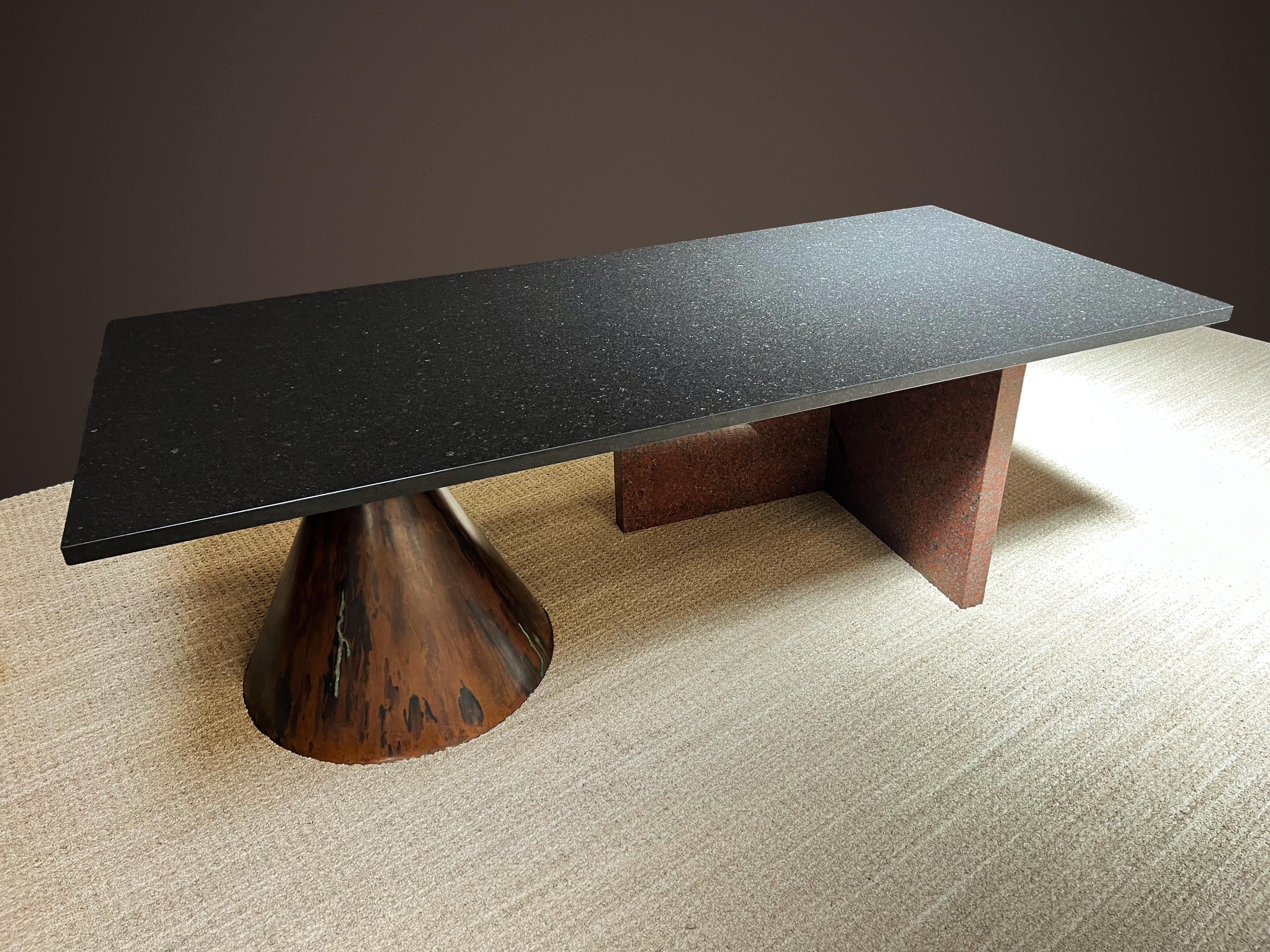 Rare 'Kono' Dining Table / Desk by Lella & Massimo Vignelli for Casigliani, 1984 For Sale 7