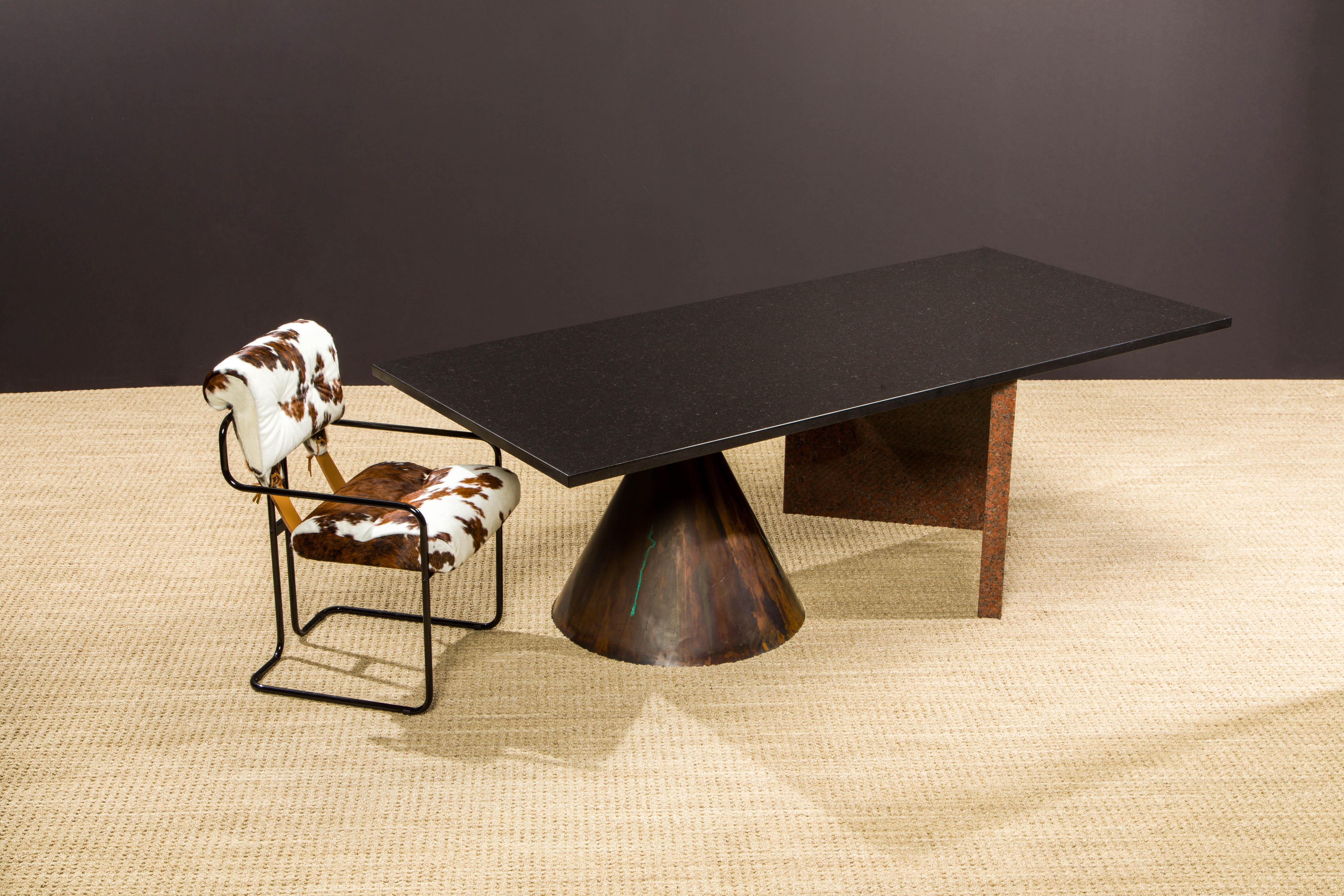 Post-Modern Rare 'Kono' Dining Table / Desk by Lella & Massimo Vignelli for Casigliani, 1984 For Sale