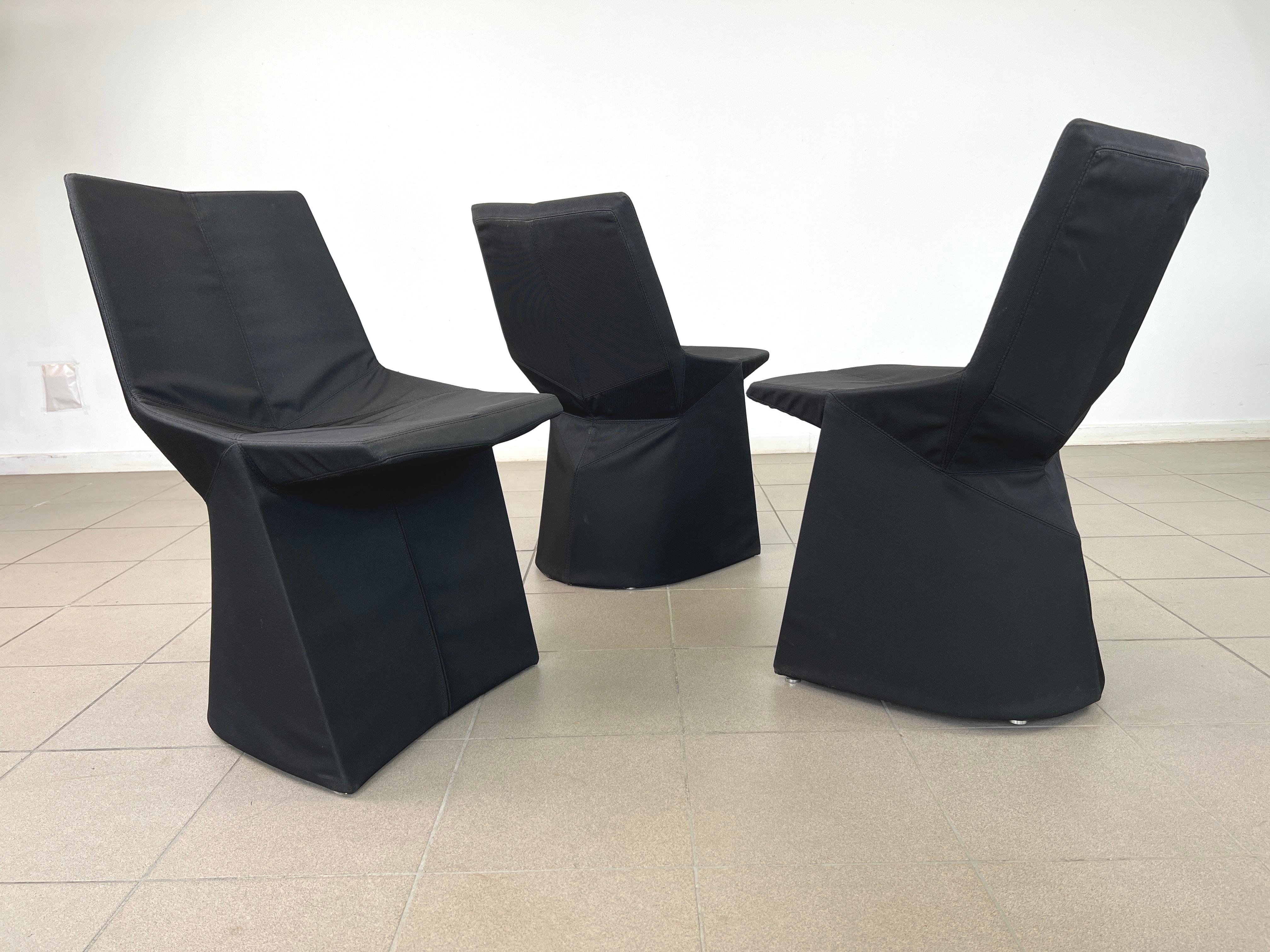 Seltene Konstantin Grcic Mars Esszimmerstühle für Classicon - 6-teilig (Stoff) im Angebot