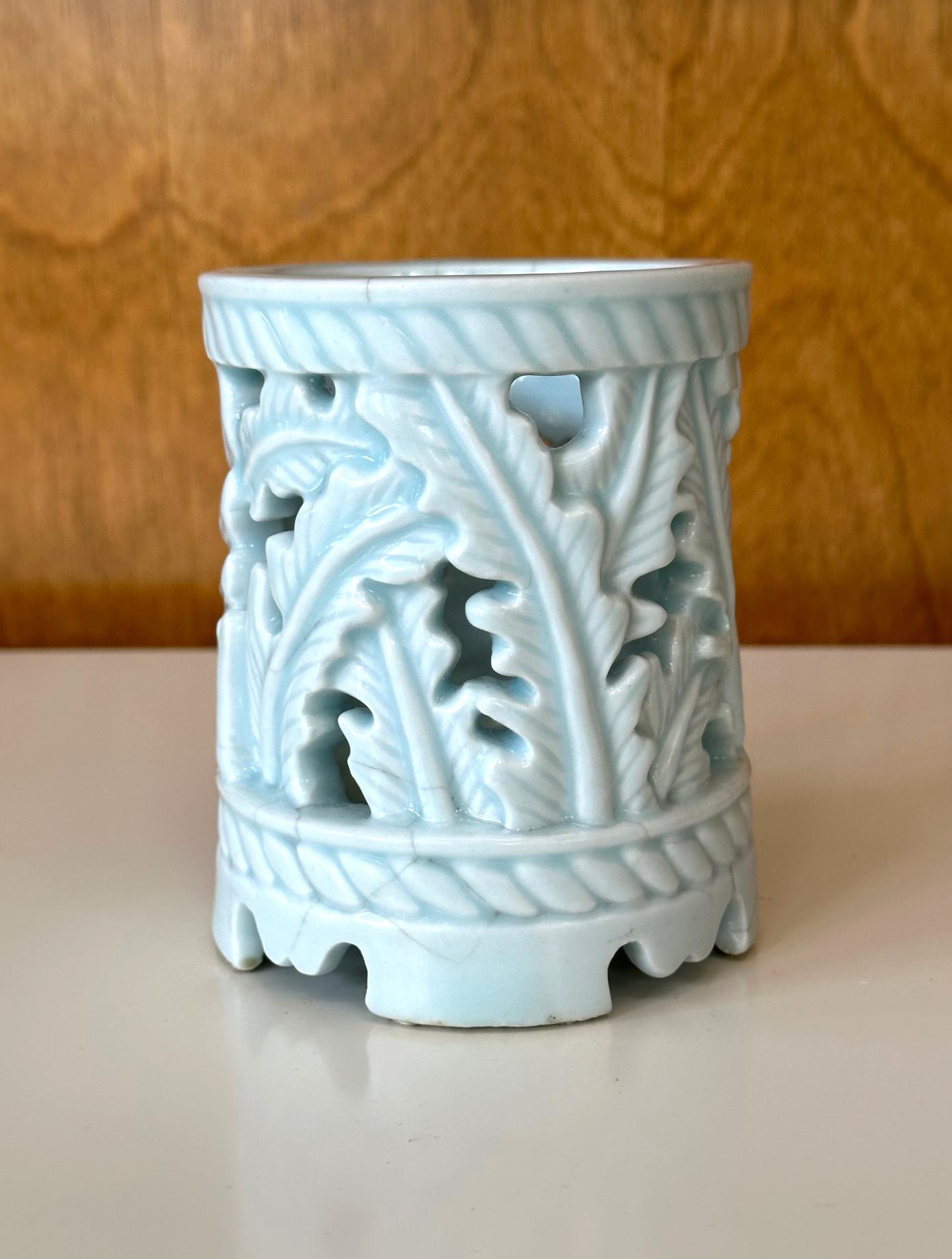 Other Rare Korean Ceramic Brush Holder Joseon Dynasty For Sale