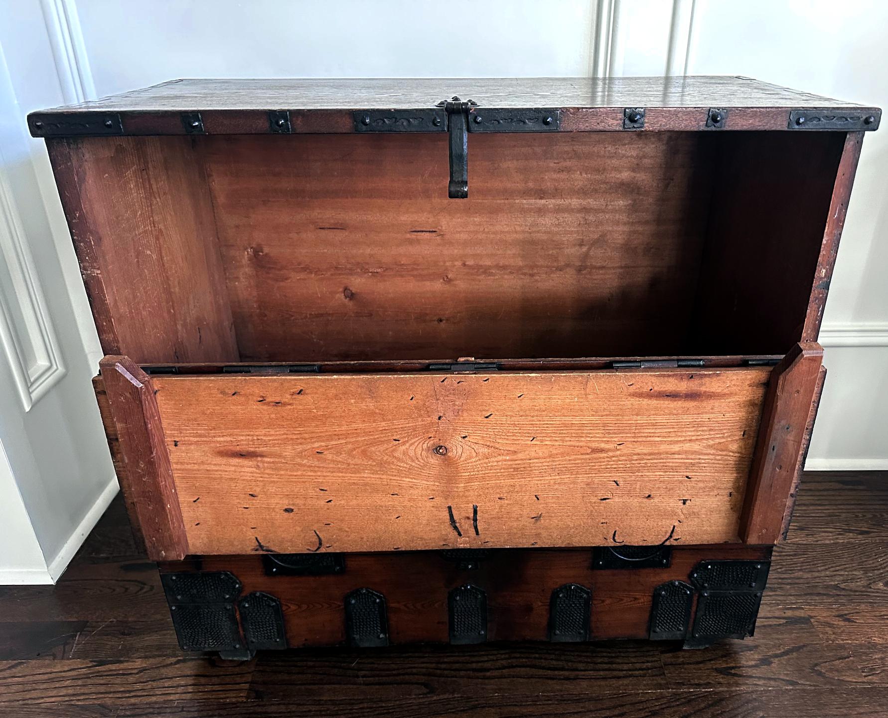 Rare Korean Pakch'on Bandaji Chest Joseon Dynasty For Sale 1