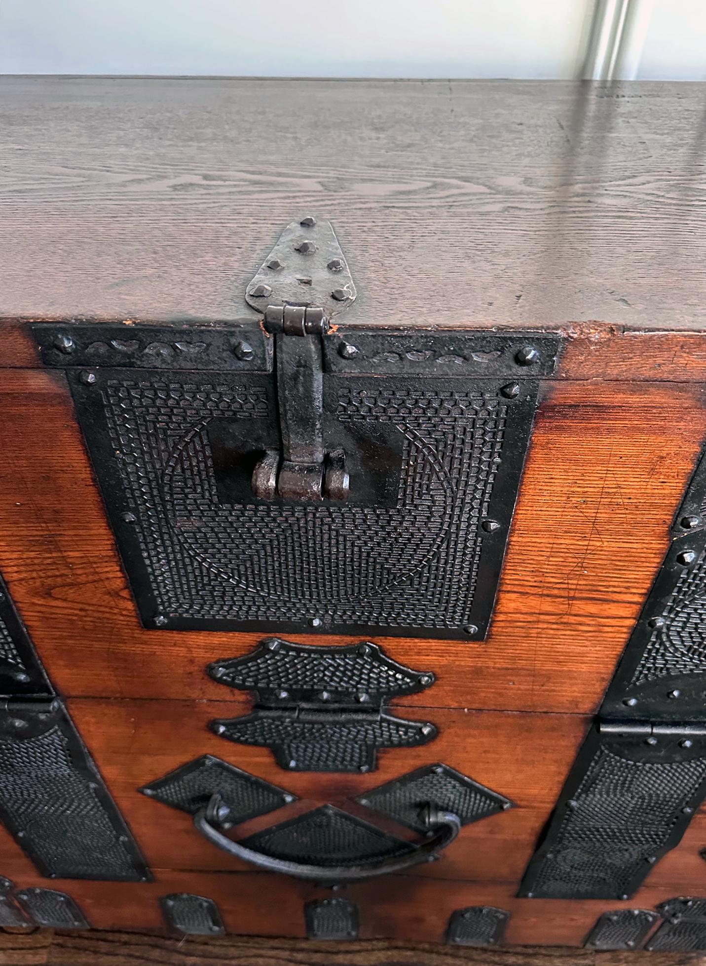 Rare Korean Pakch'on Bandaji Chest Joseon Dynasty For Sale 3