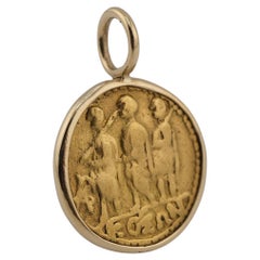 Rare Koson Gold Stater Pendant in 18k Gold (44 BC)