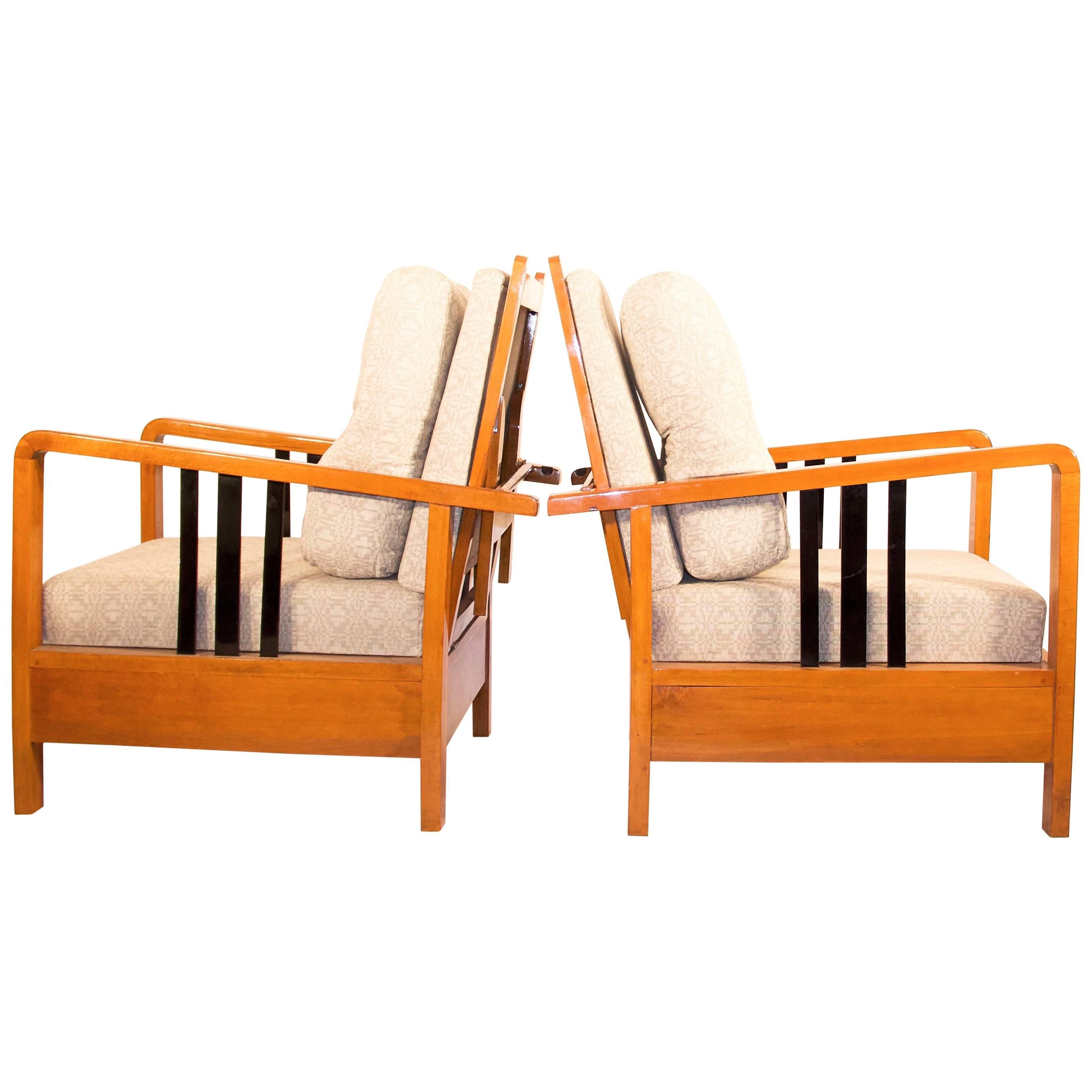 Rare, Kozma Lajos Art Deco Lounge Chair from the 1930s For Sale