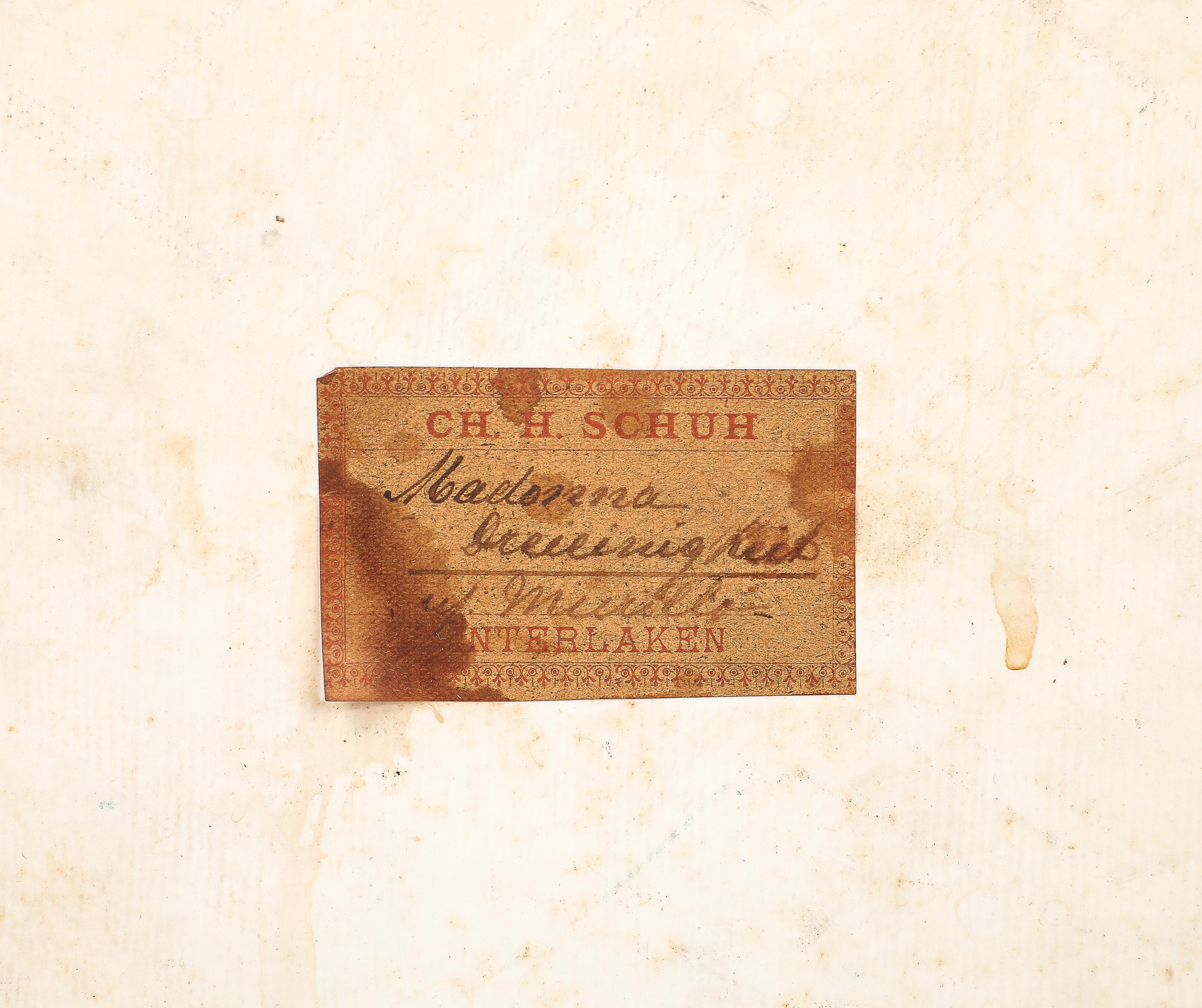 Rare plaque en porcelaine de KPM représentant Esteban et son enfant d'après Bartolome Esteban Murillo en vente 2