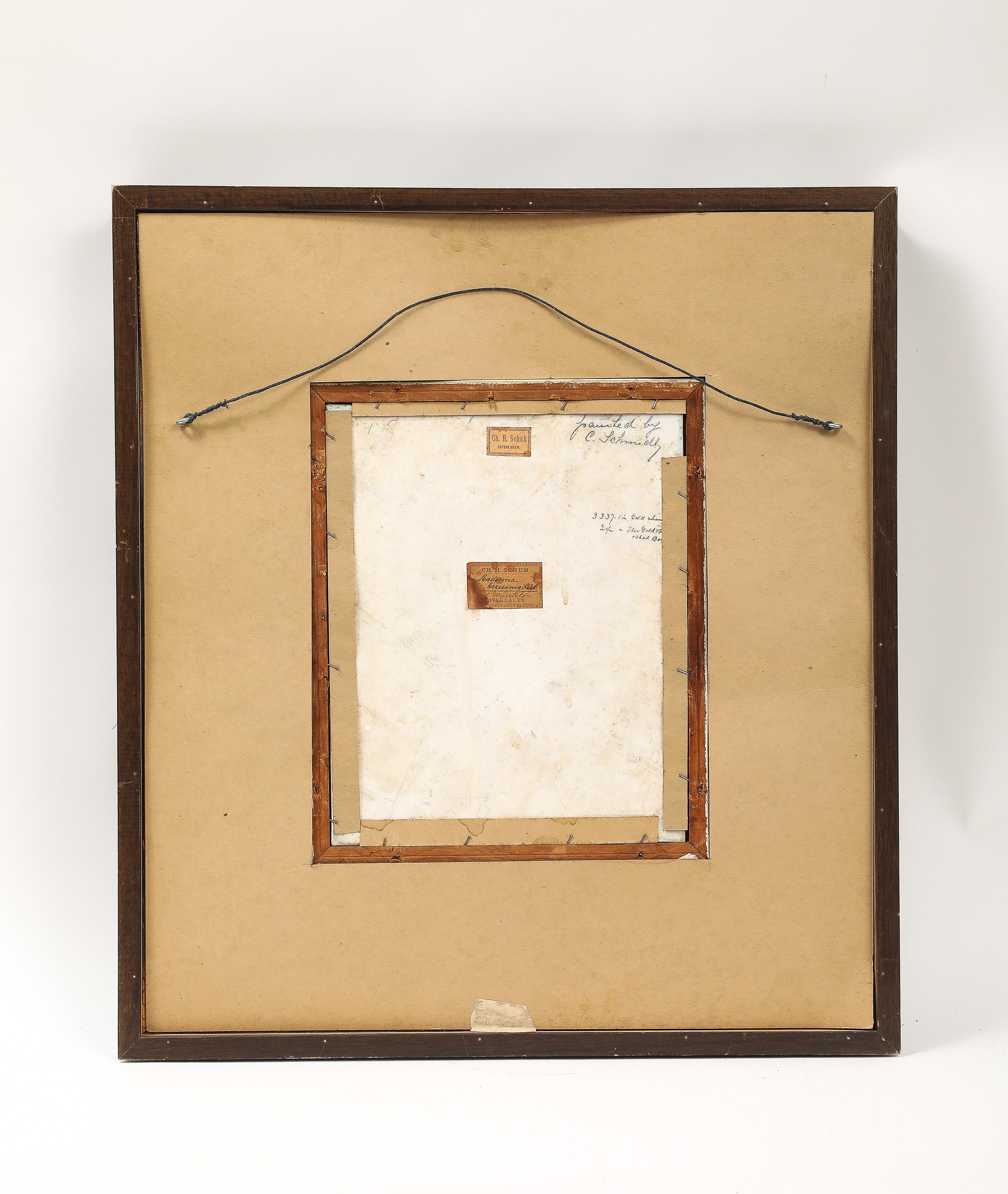 Porcelaine Rare plaque en porcelaine de KPM représentant Esteban et son enfant d'après Bartolome Esteban Murillo en vente