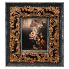 Rare KPM Porcelain Plaque of Modona & child after Bartolome Esteban Murillo