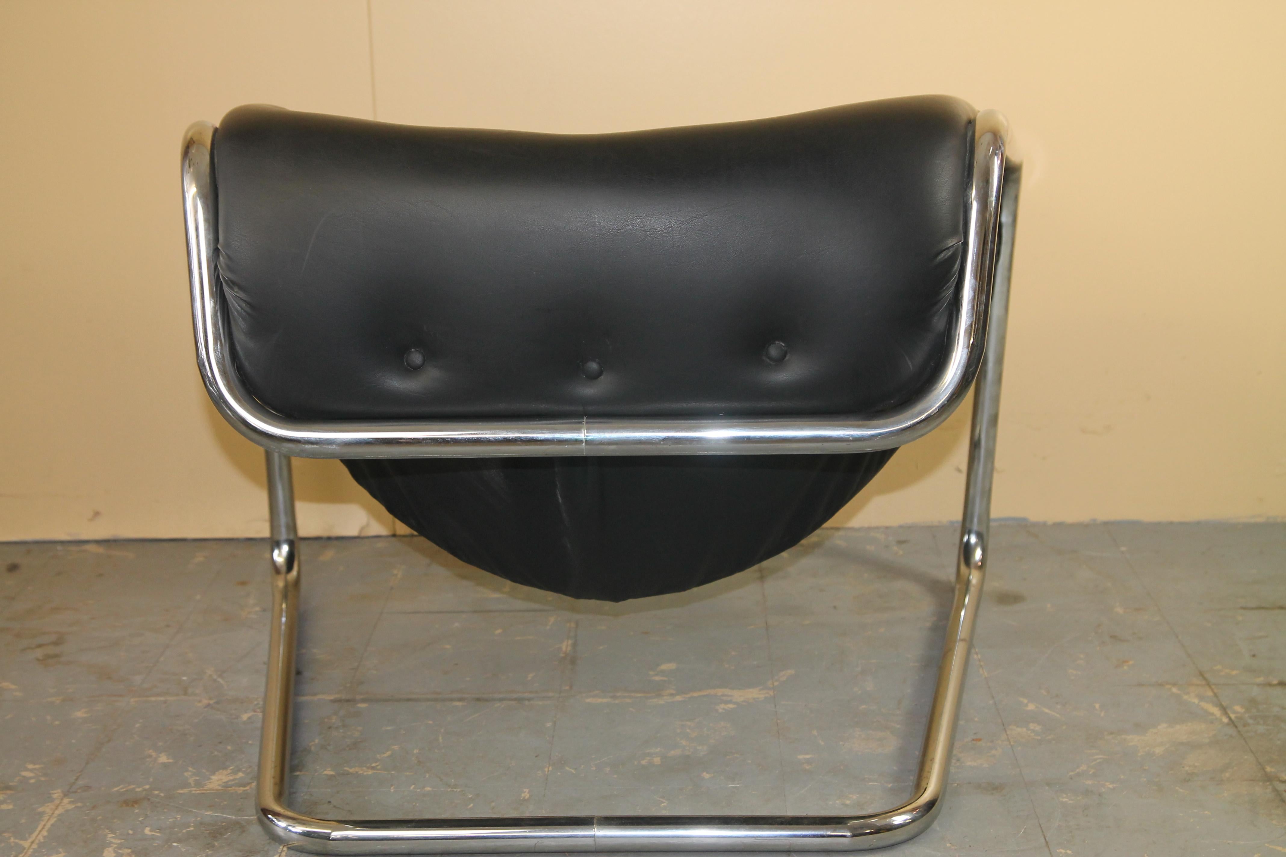 Modern Rare Kwok Hoi Chan Boxer Chair for Steiner of France