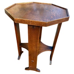 Antiquities- L & JG Stickley-Small Table - avec pieds à chaussures modèle 515 circa 1910 W8123