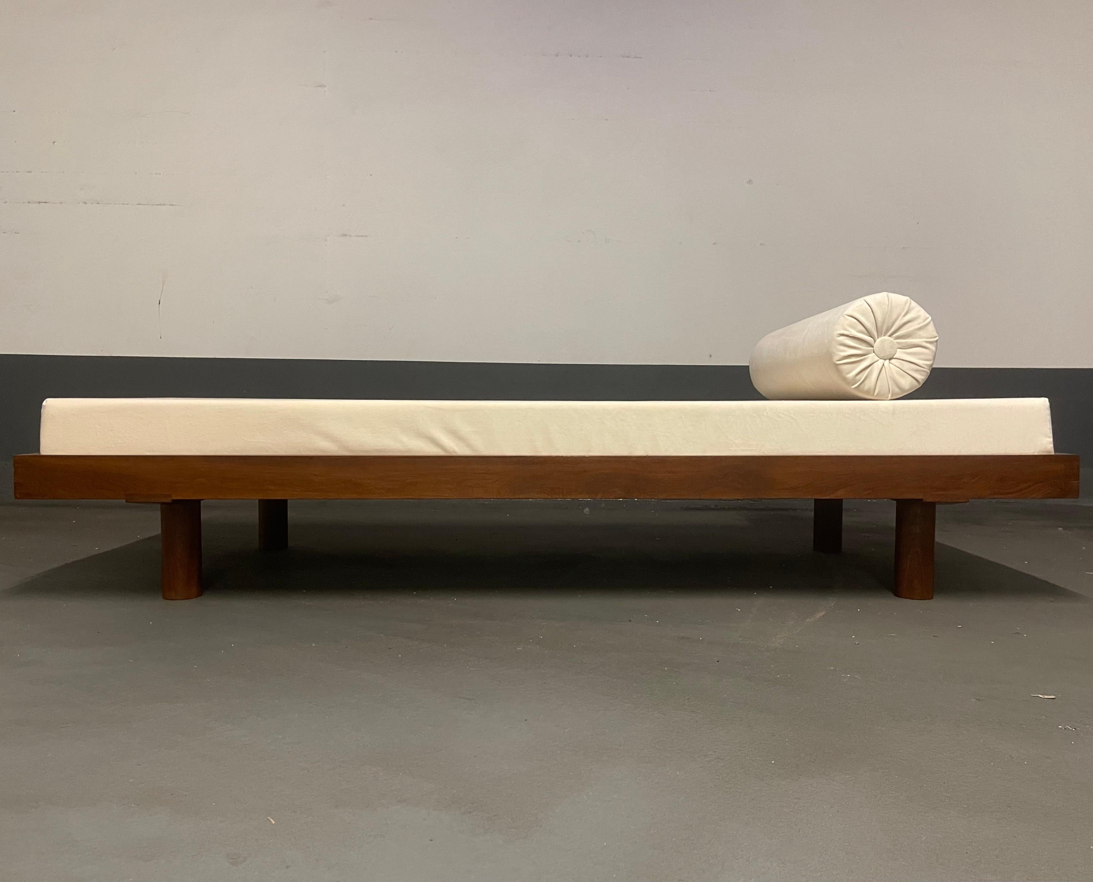 Mid-20th Century Rare L01 daybed by pierre chapo