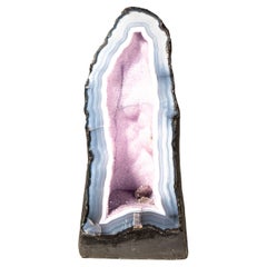 Rare Lace Agate Cathedral Geode